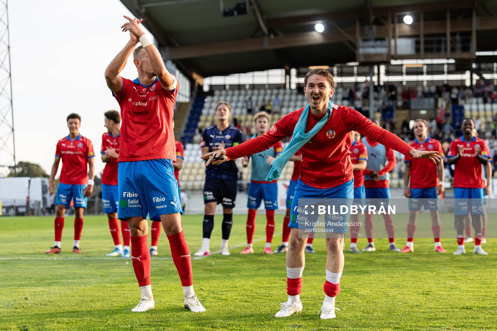 Helsingborgs Jakob Voelkerling Persson och Timothe Rupil