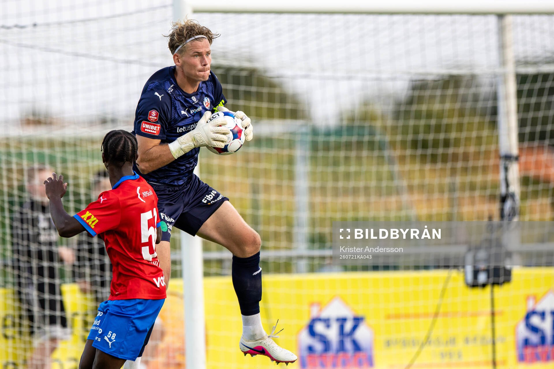 Helsingborgs målvakt Johan Brattberg