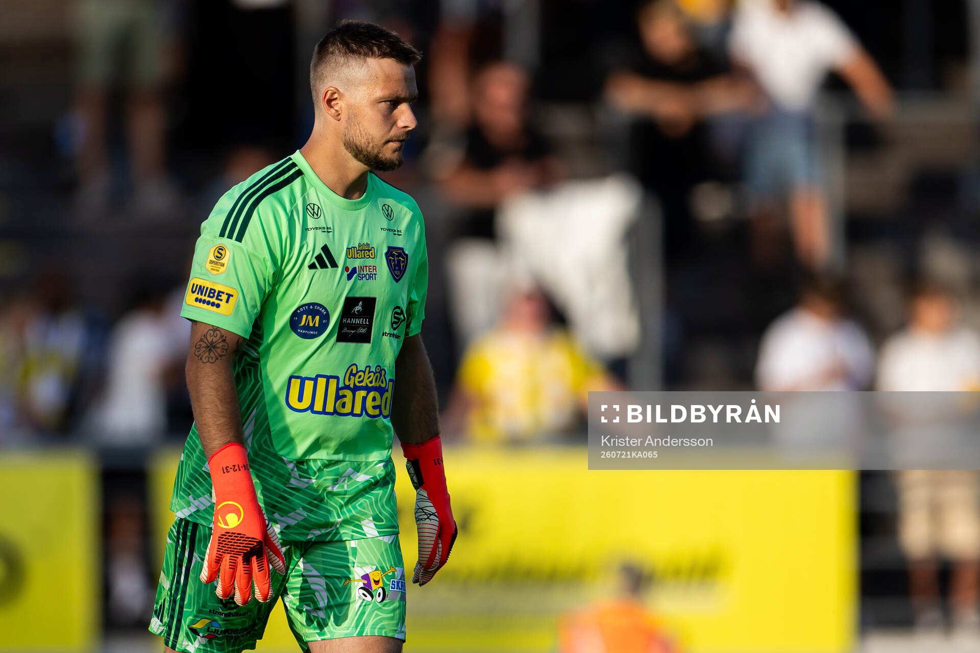 Falkenbergs målvakt Anton Andersson