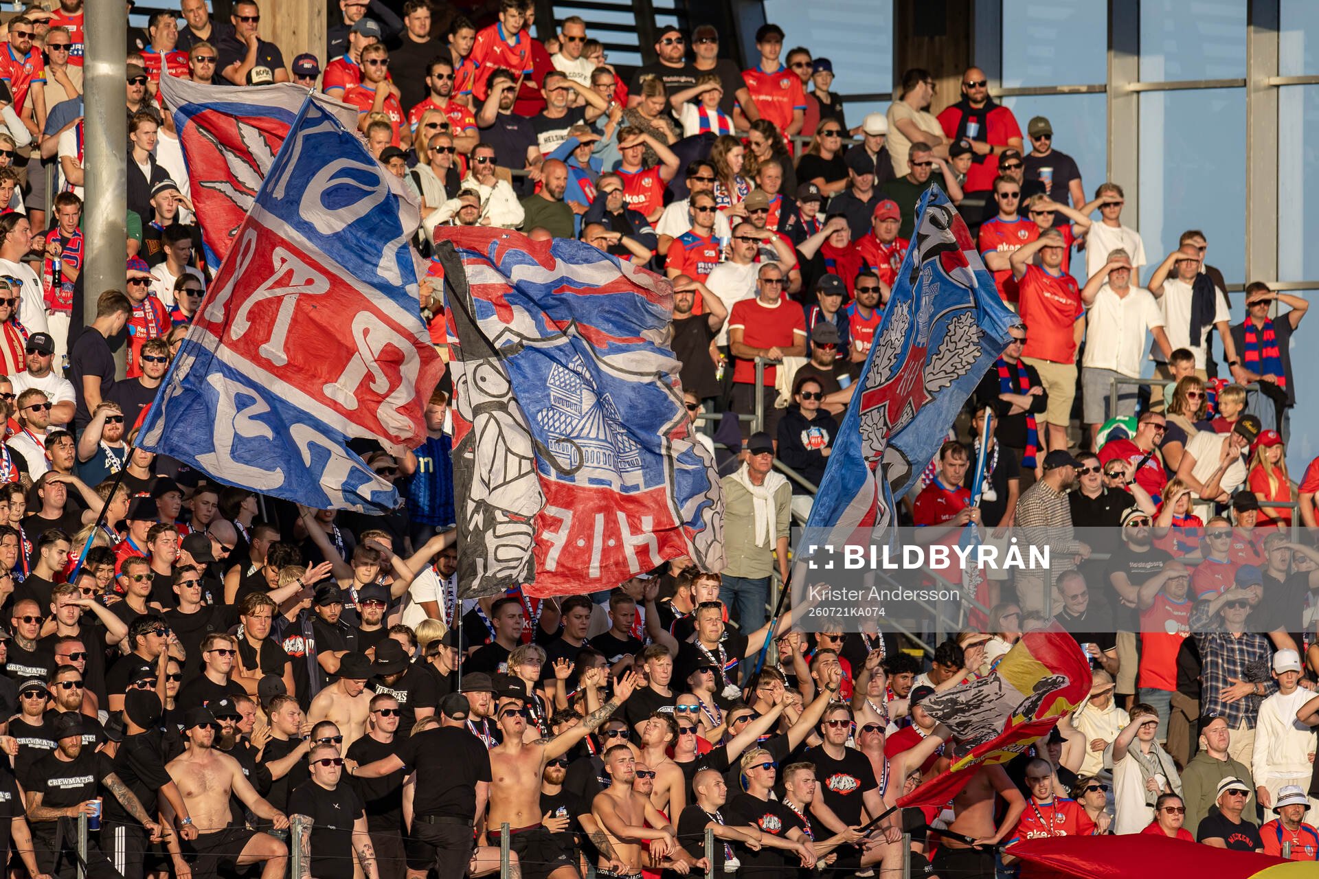 under fotbollsmatchen i Superettan mellan Falkenberg och