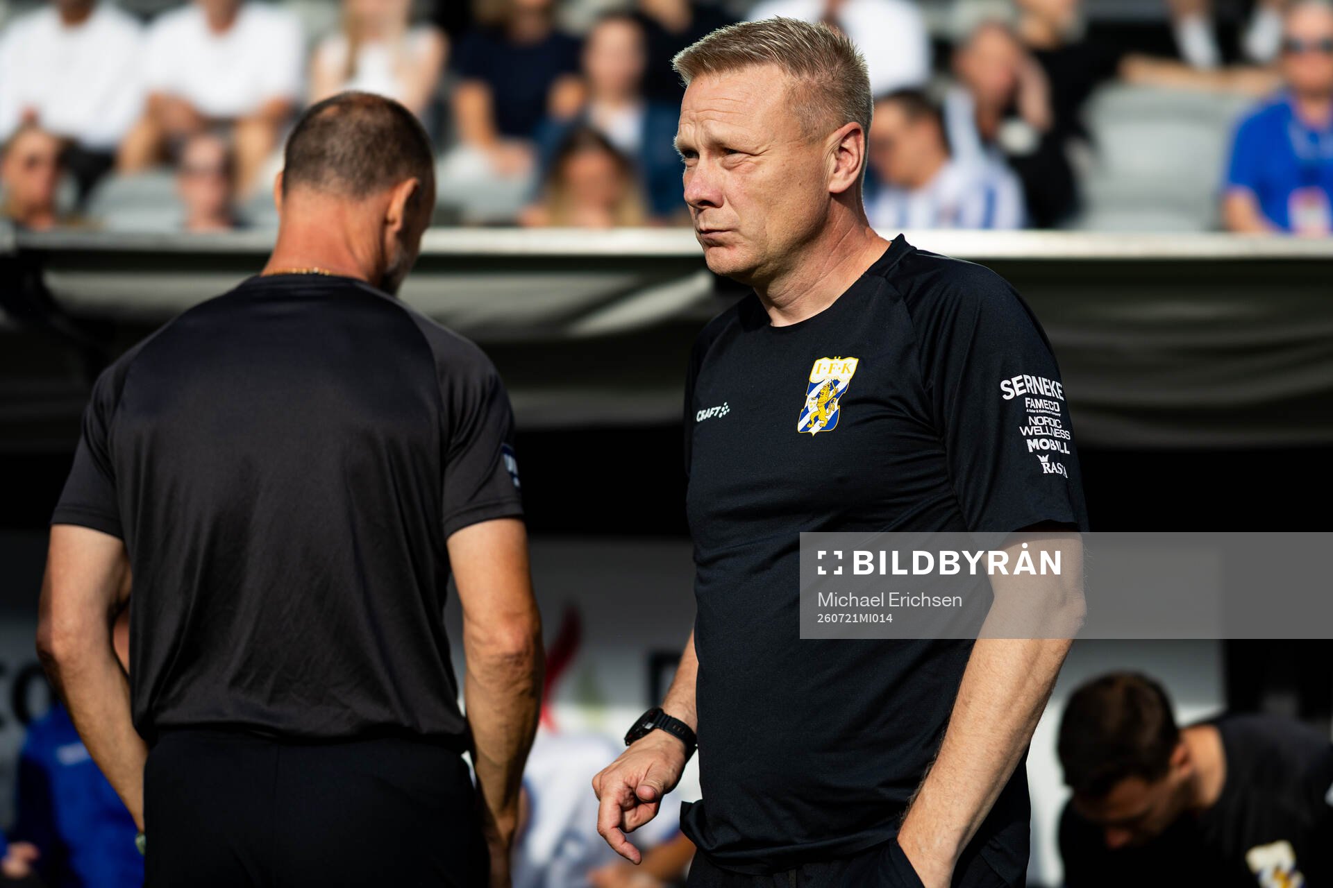 Coach Stefan Billborn of IFK Göteborg