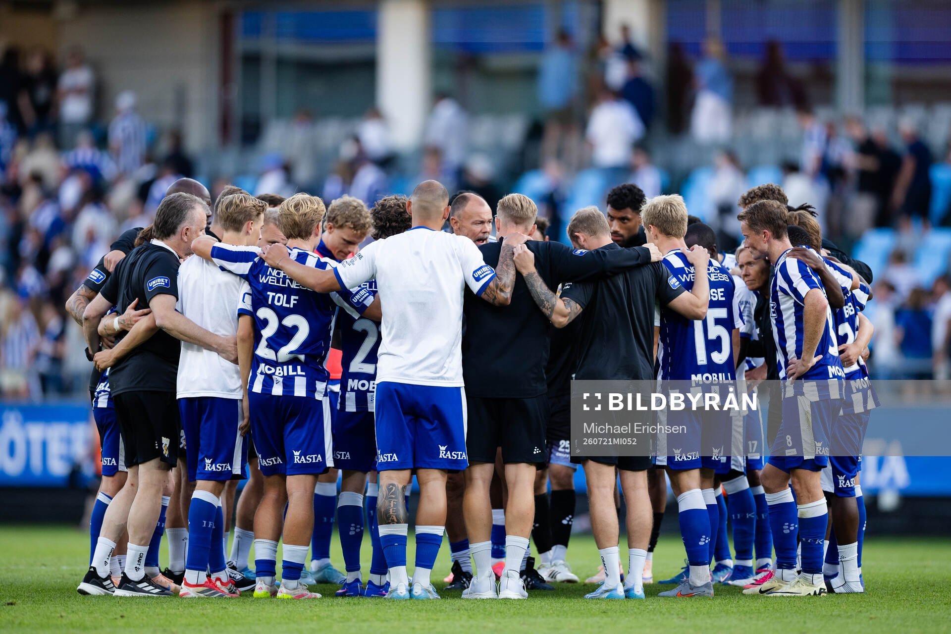 Players and staff of IFK Göteborg