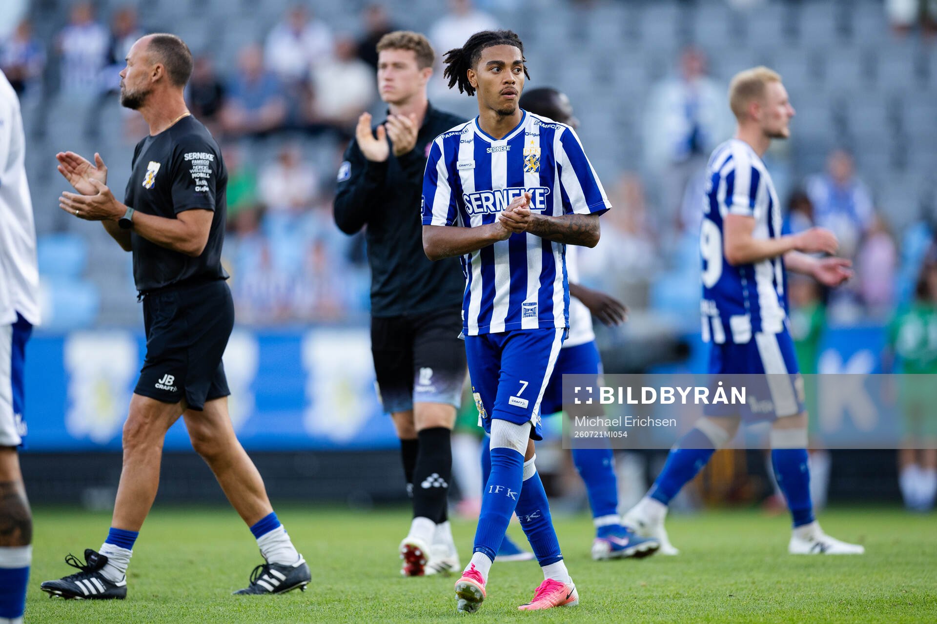 Sebastian Clemmensen of IFK Göteborg looks dejected