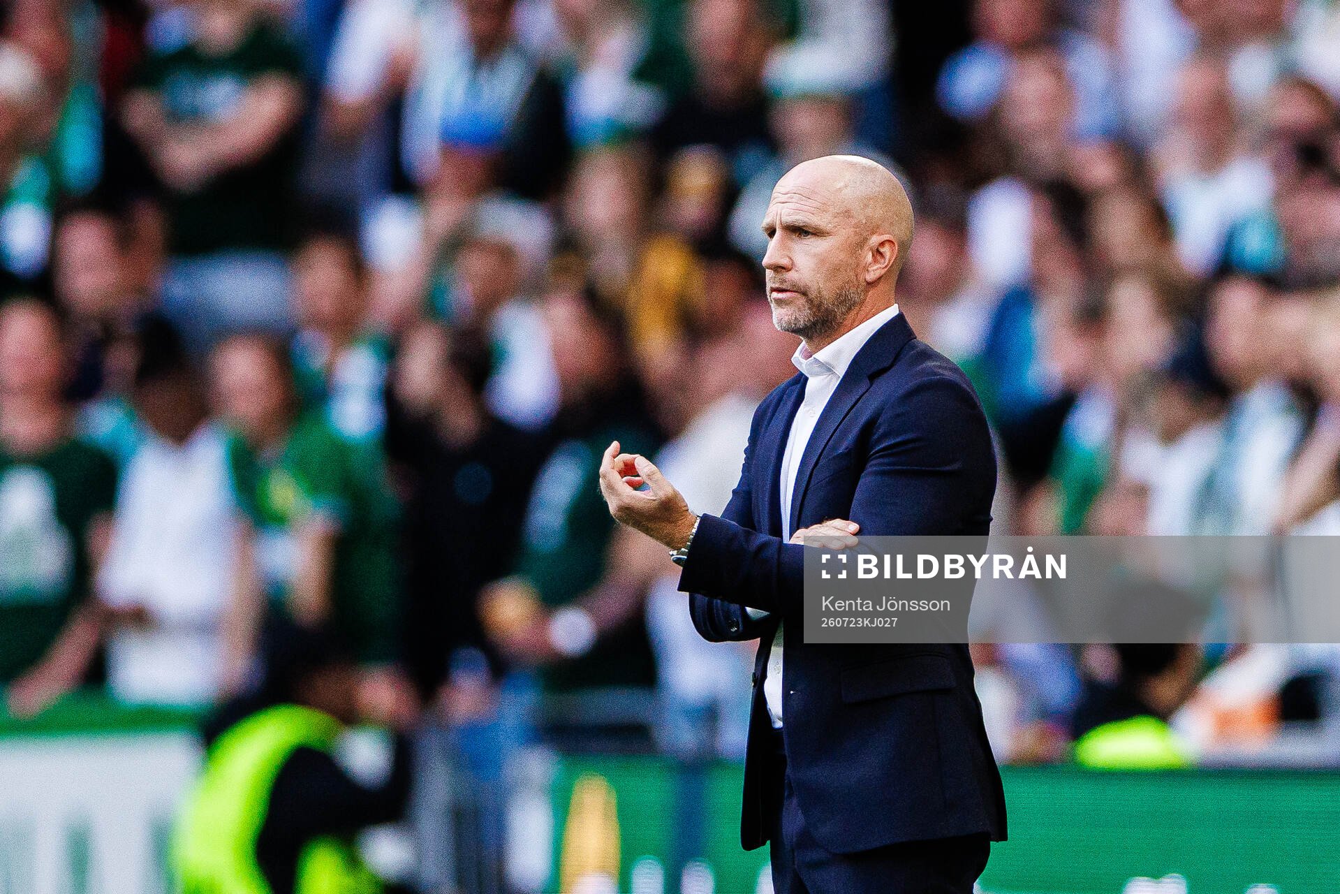 coach Henrik Rydström of Hammarby