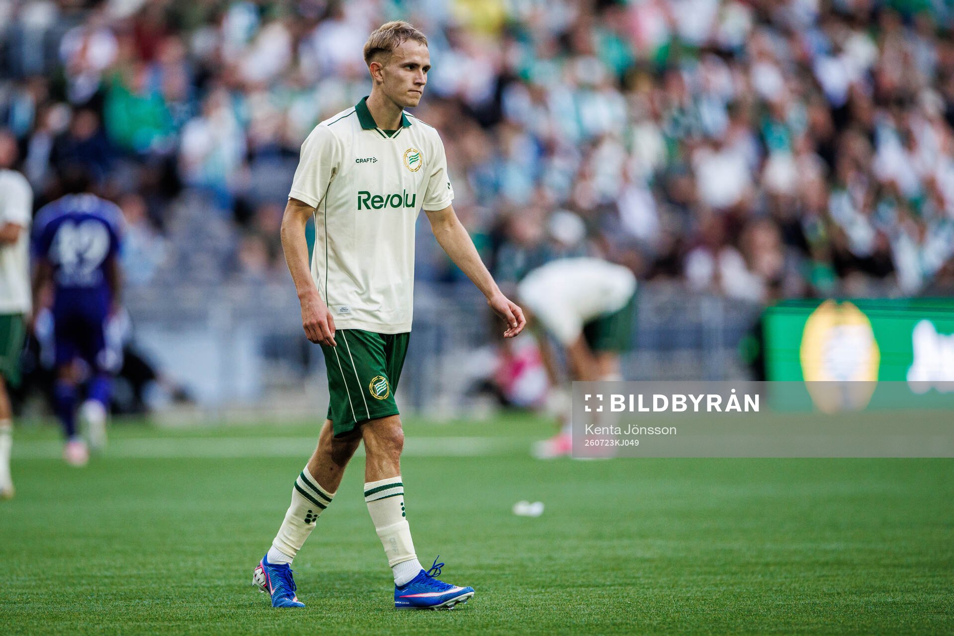 Victor Lind of Hammarby lookd dejected
