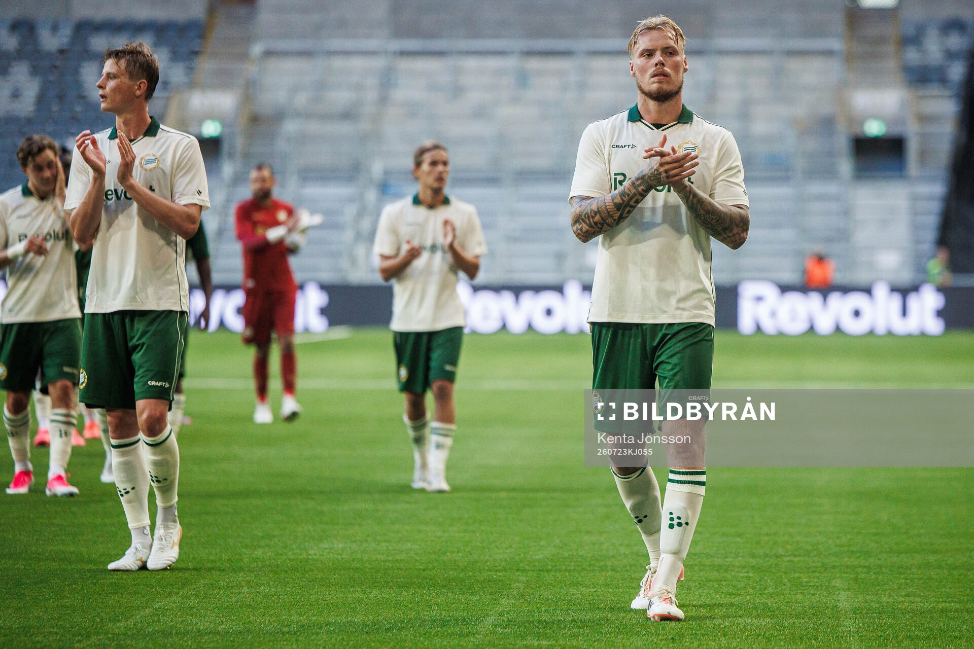 Victor Eriksson of Hammarby looks dejected
