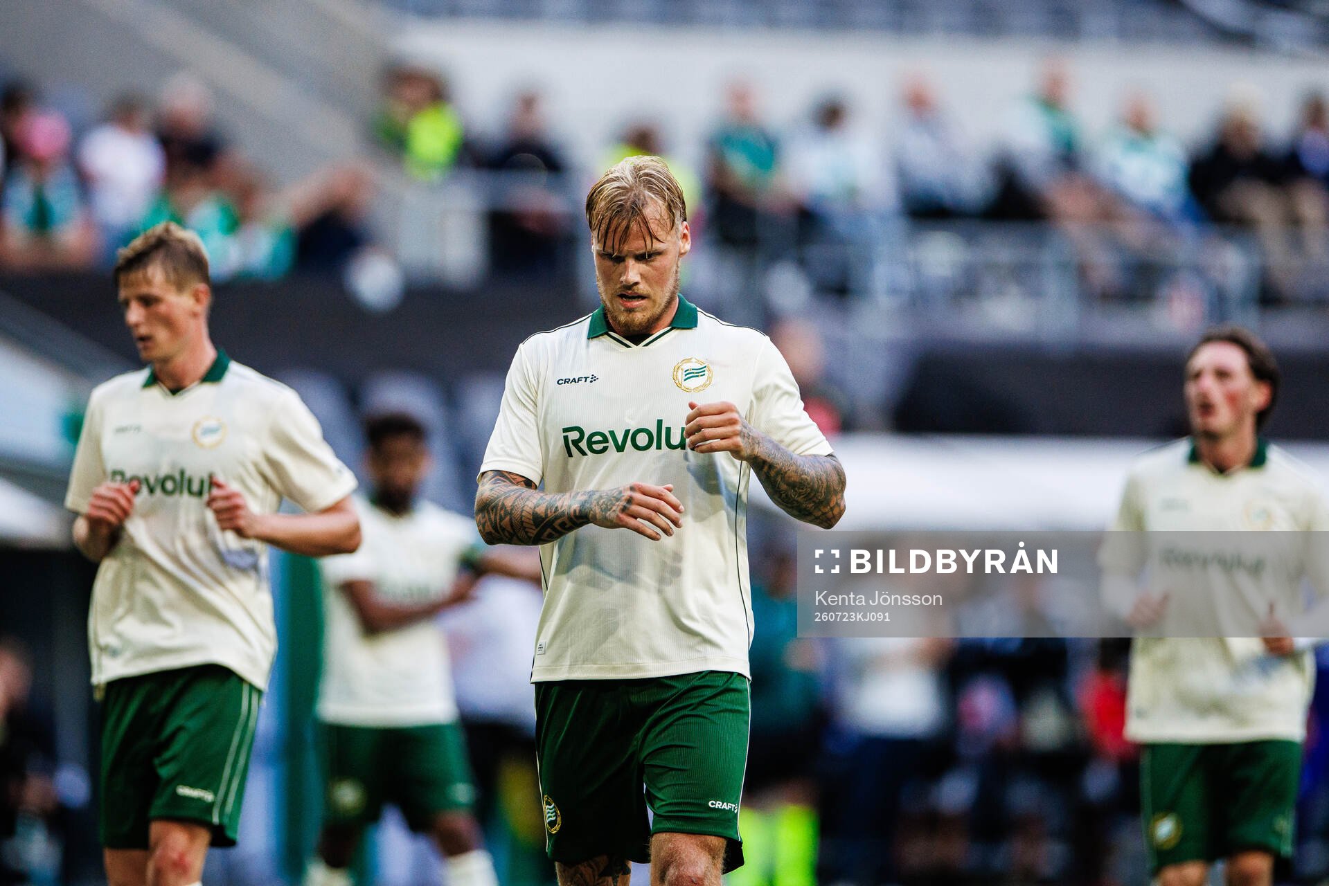 Victor Eriksson of Hammarby looks dejected
