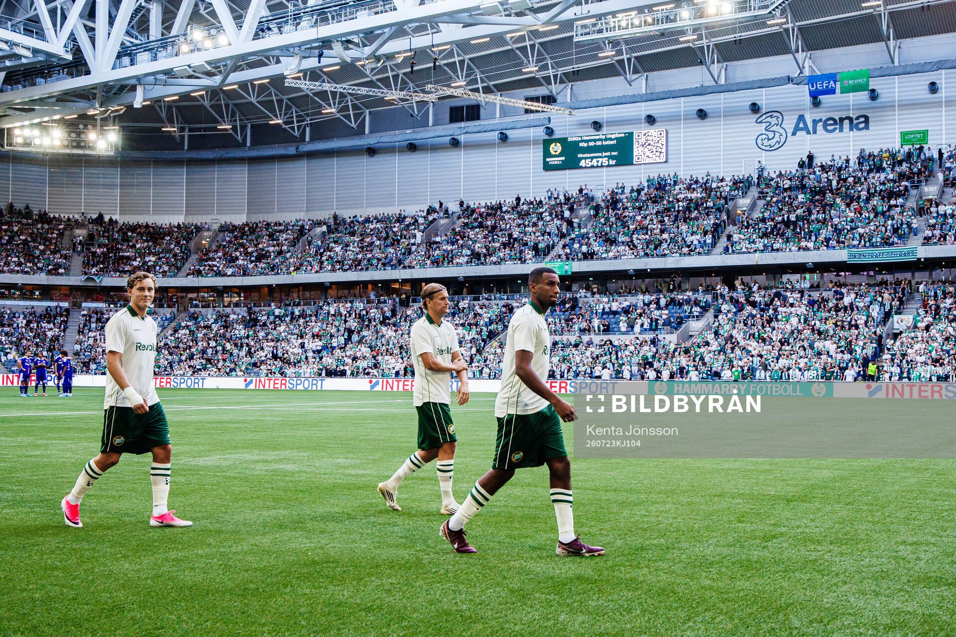 Hampus Skoglund, Markus Karlsson and Paulos Abraham