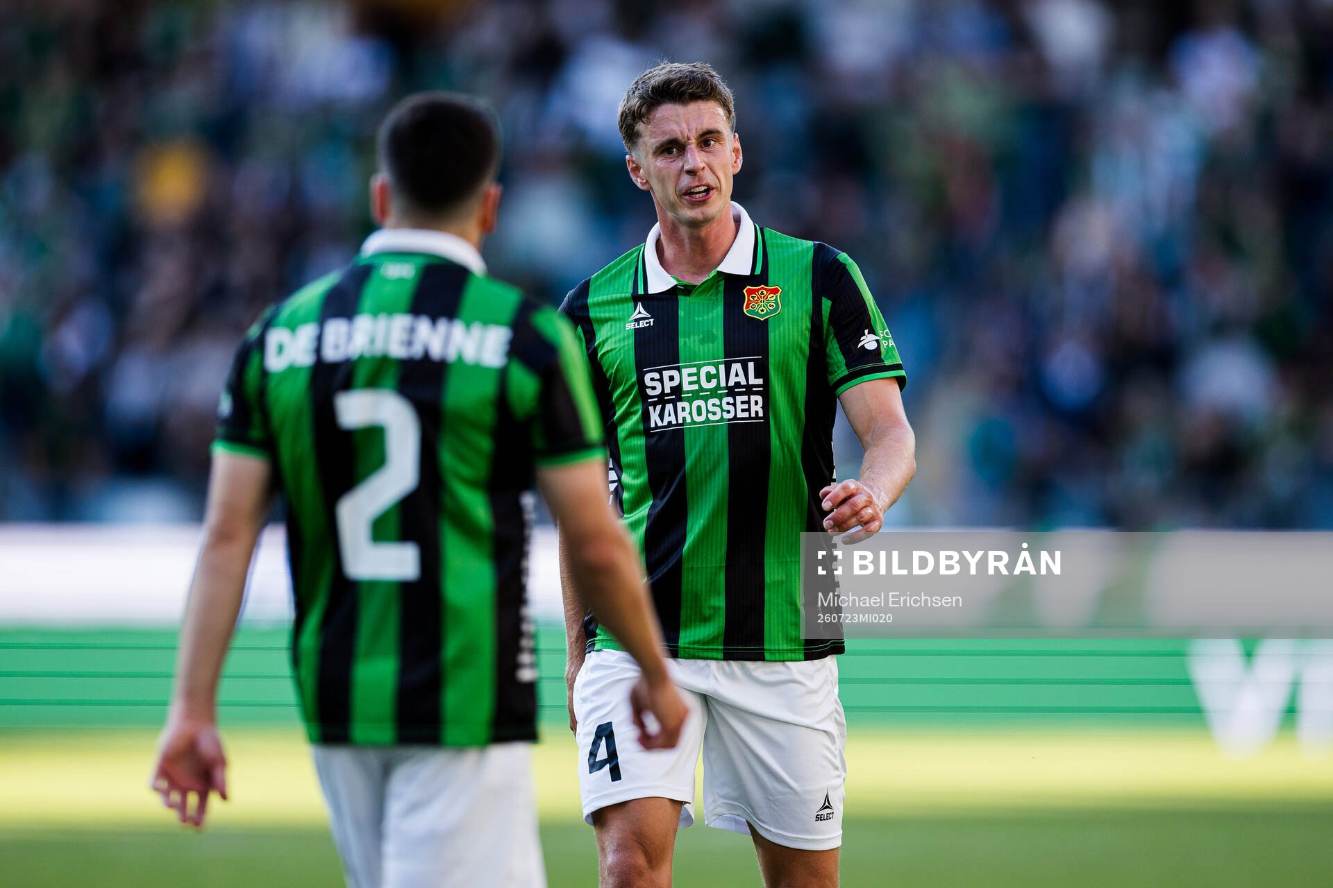 Matteo De Brienne and Oskar Ågren of GAIS