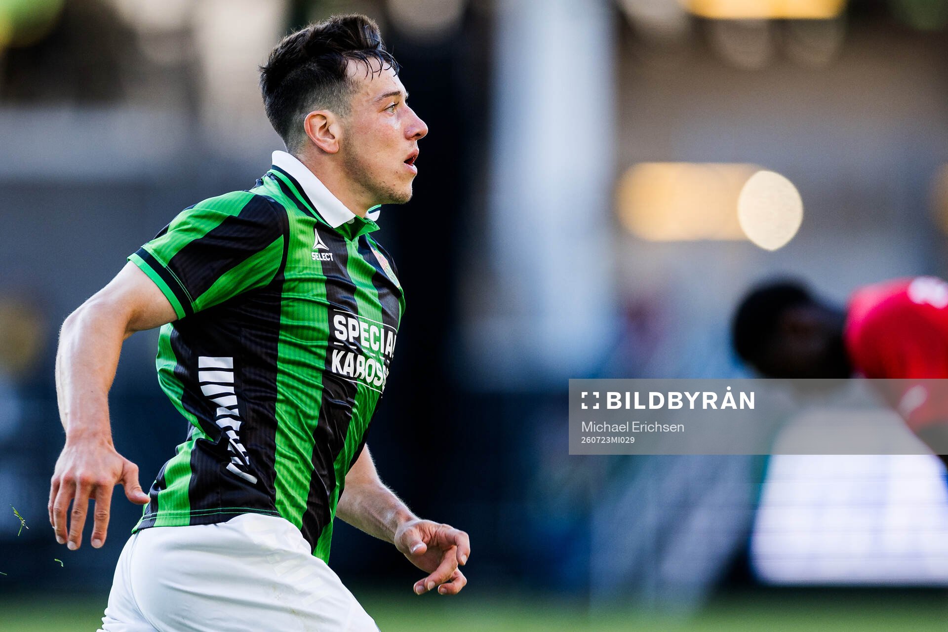 Matteo De Brienne of GAIS celebrates