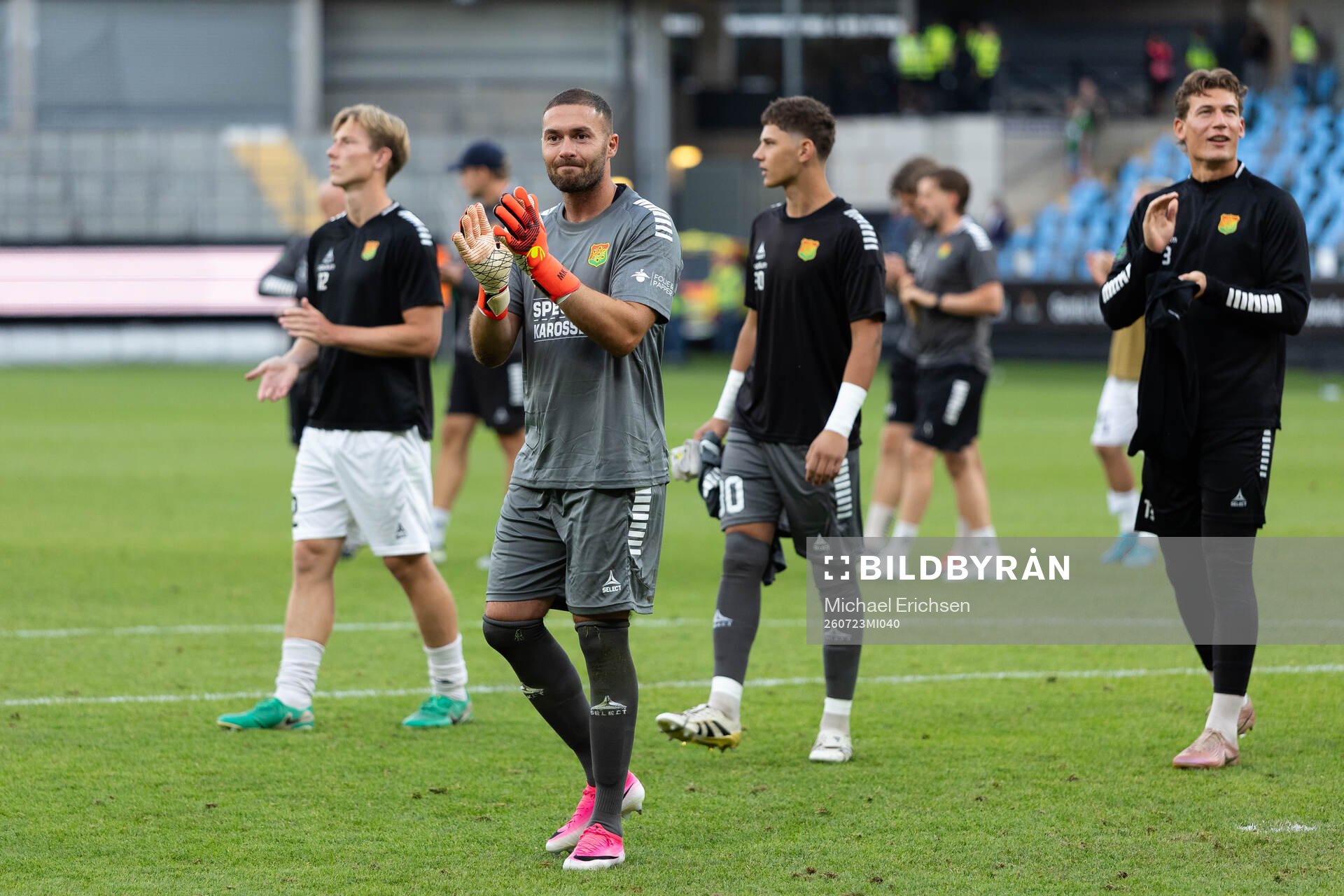 Goalkeeper Mergim Krasniqi of GAIS