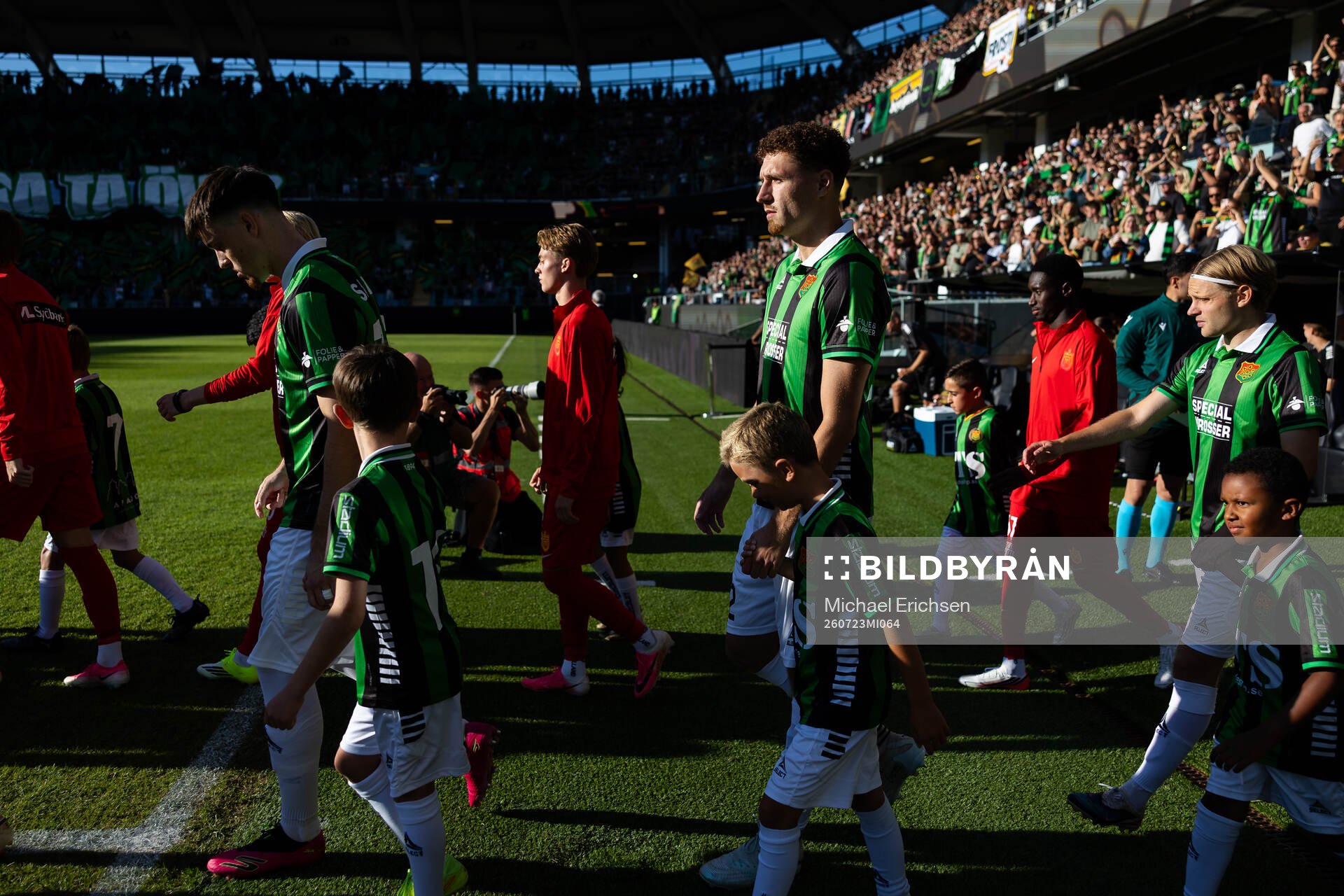 Samuel Salter, Anes Cardaklija and Oscar Pettersson of GAIS