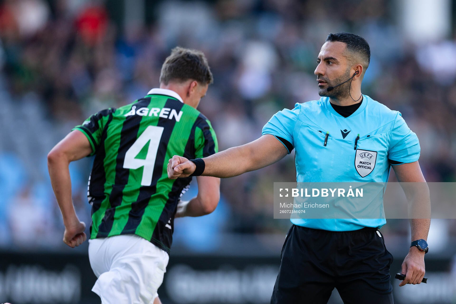 Referee Peiman Simani