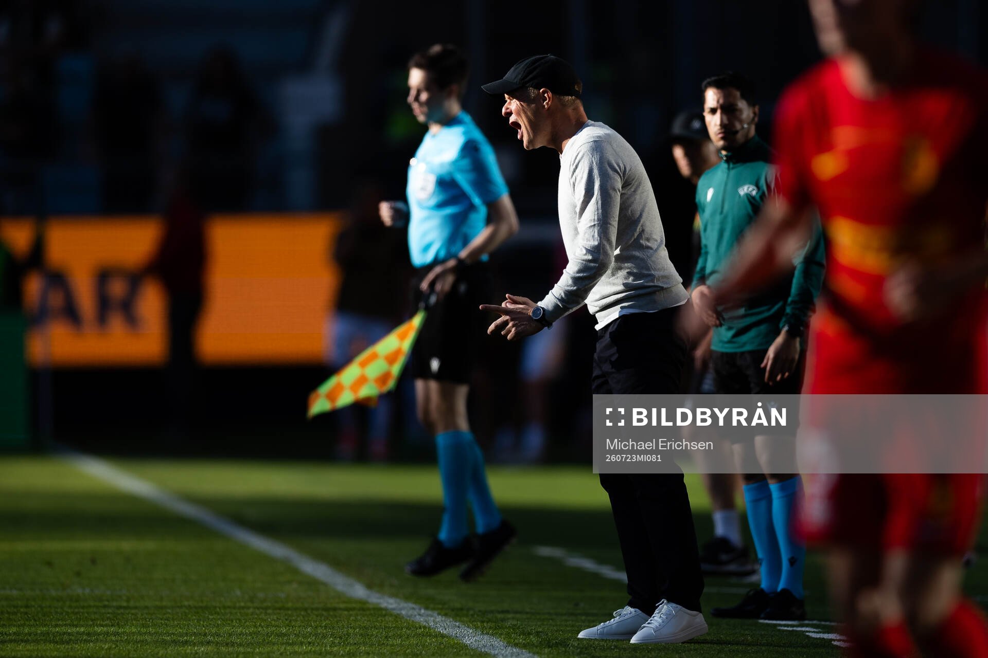 Head coach Jens Fønsskov Olsen of FC Nordsjälland