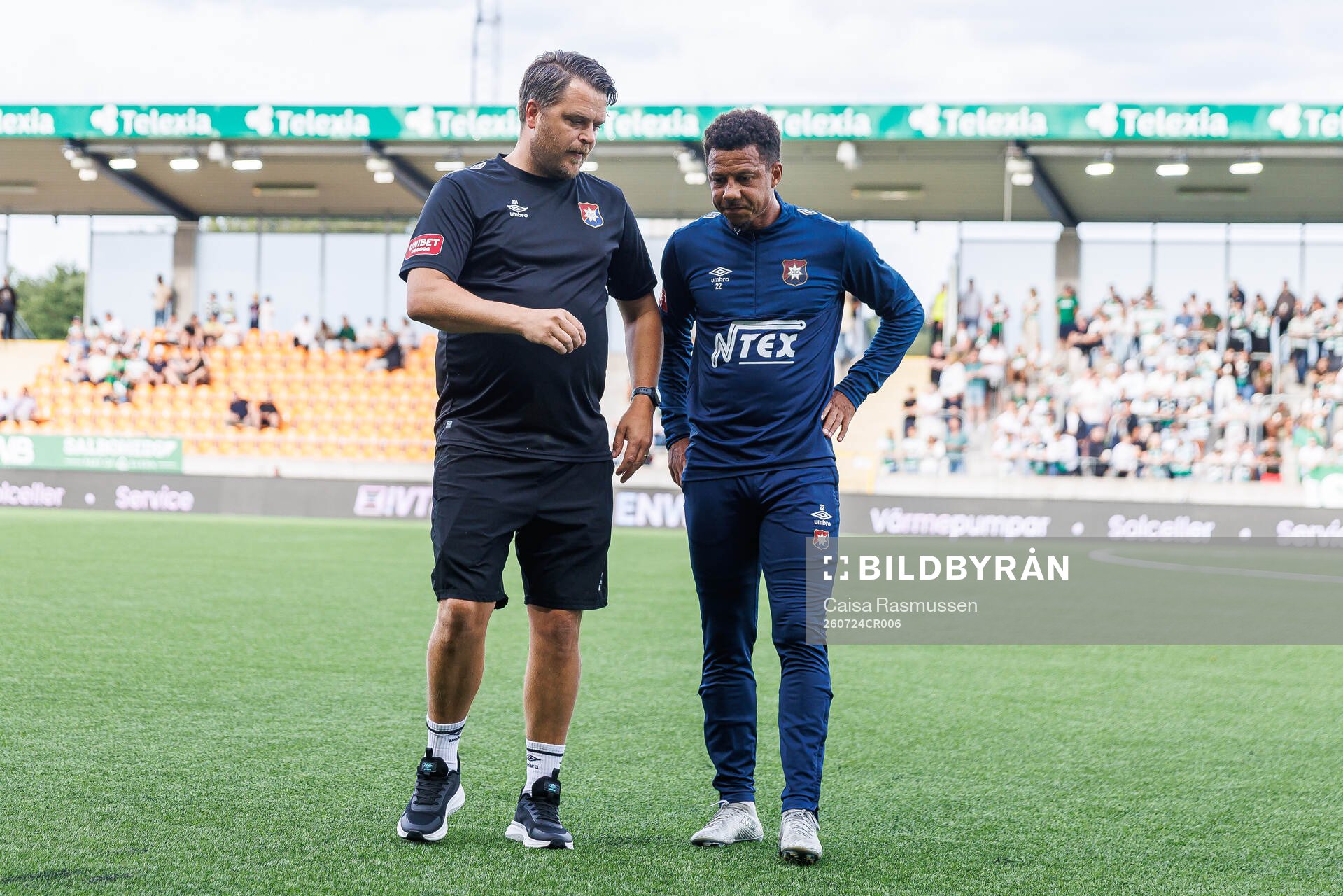 Örgrytes tränare Andreas Holmberg och Tobias Sana