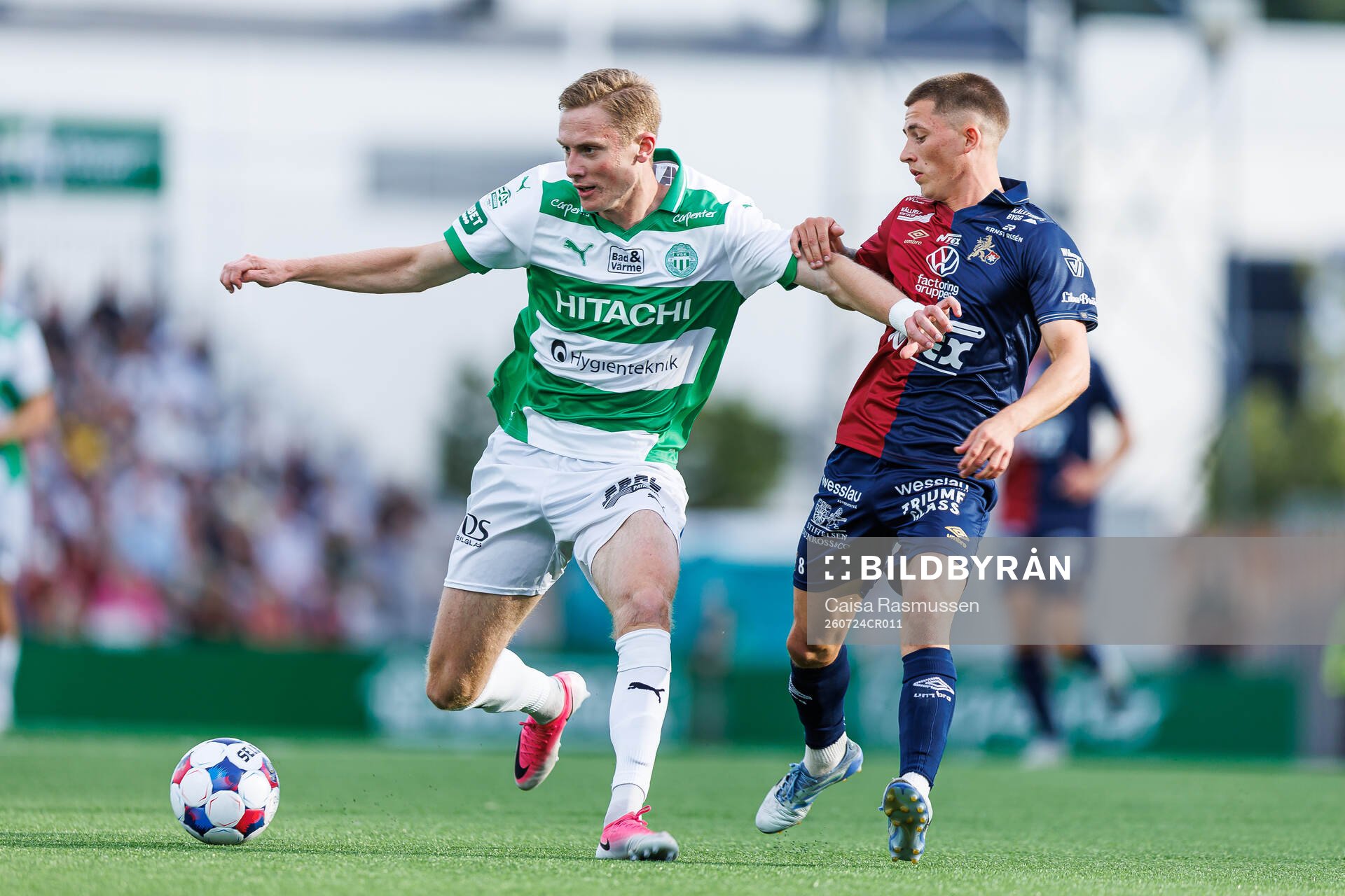Västerås Karl Gunnarsson och Örgrytes Benjamin Laturnus