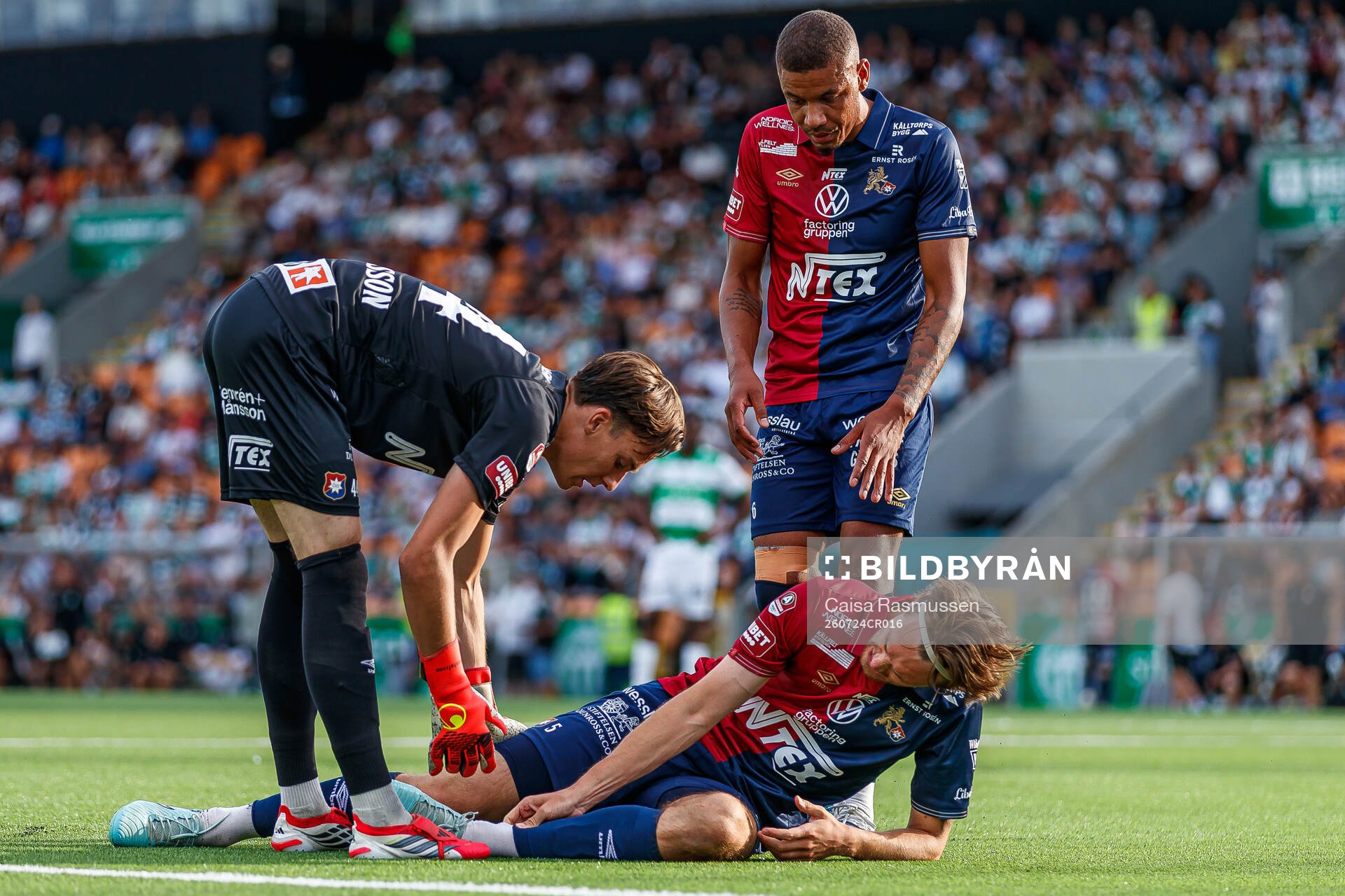 Örgrytes Christoffer Styffe har ont