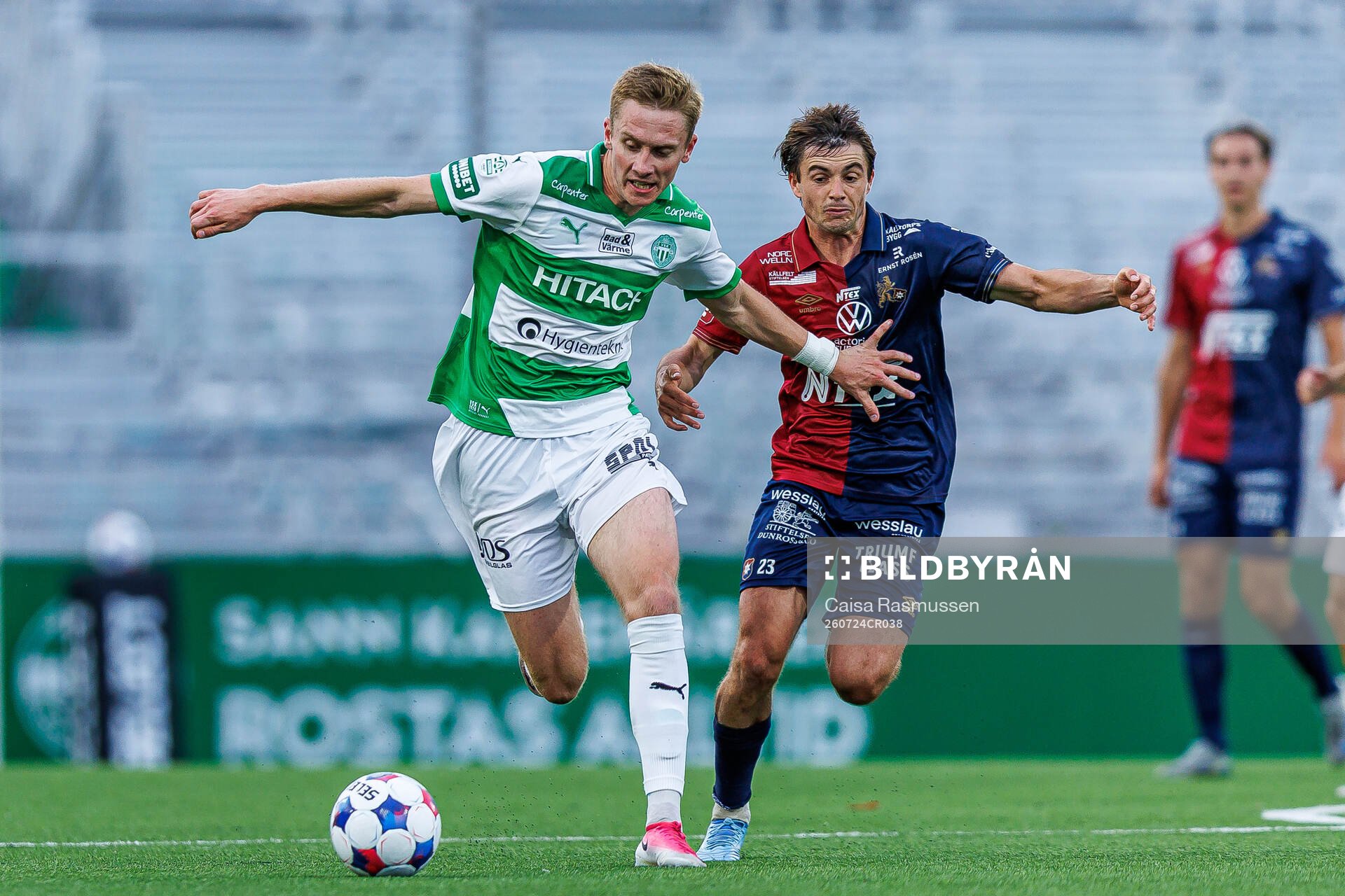 Västerås Karl Gunnarsson och Örgrytes Owen Parker-Price