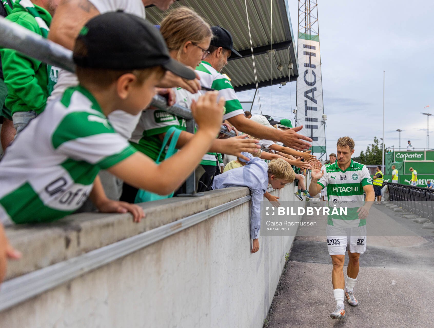 Västerås Herman Magnusson med supportarna