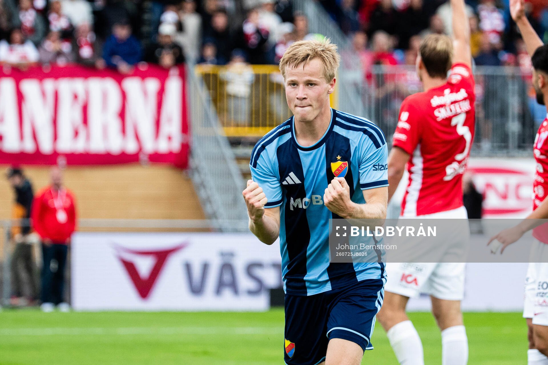 Djurgårdens Bo Hegland jublar
