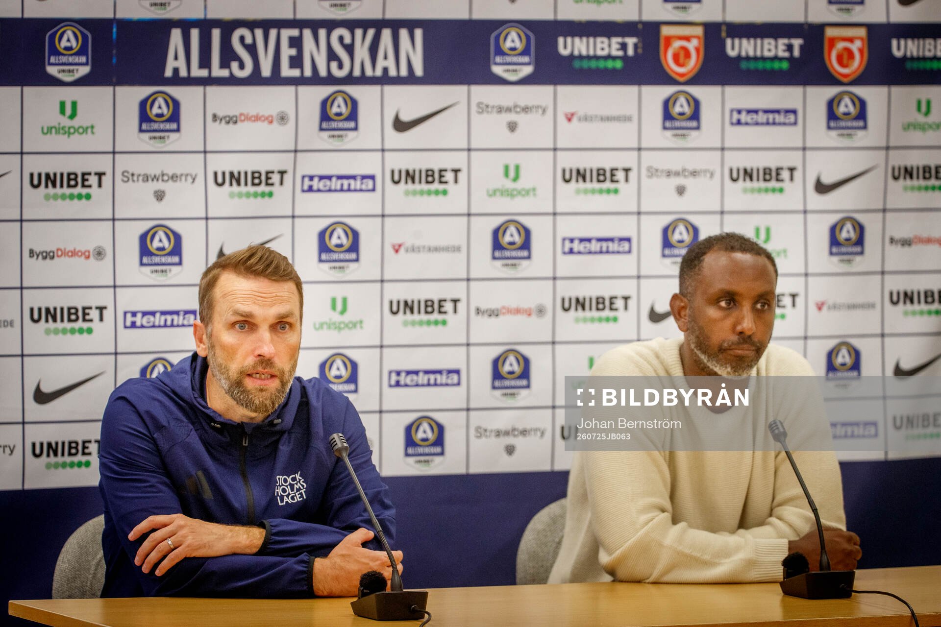 Djurgårdens tränare Jani Honkavaara och Degerfors