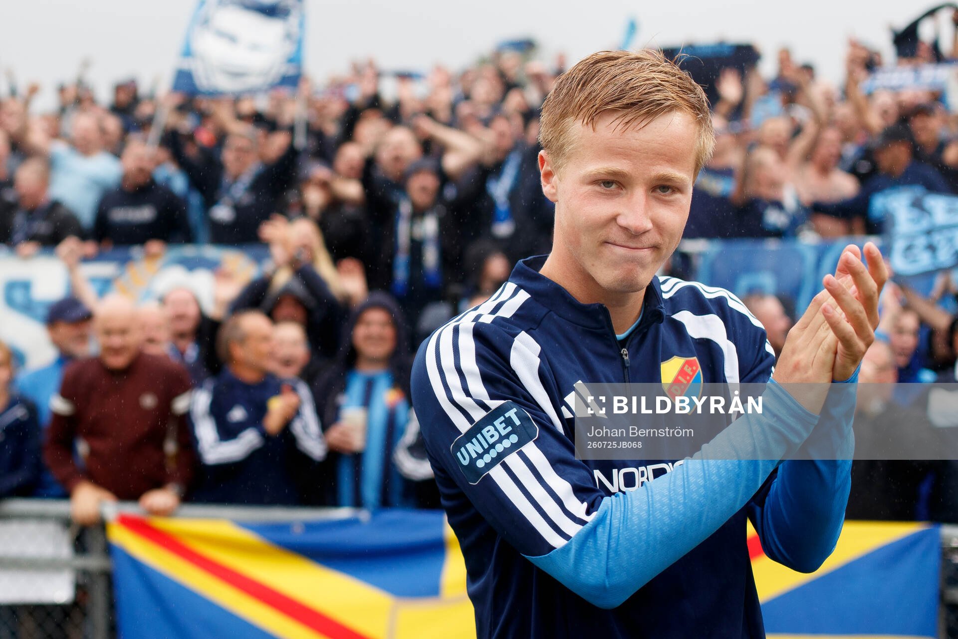 Djurgårdens Bo Hegland jublar
