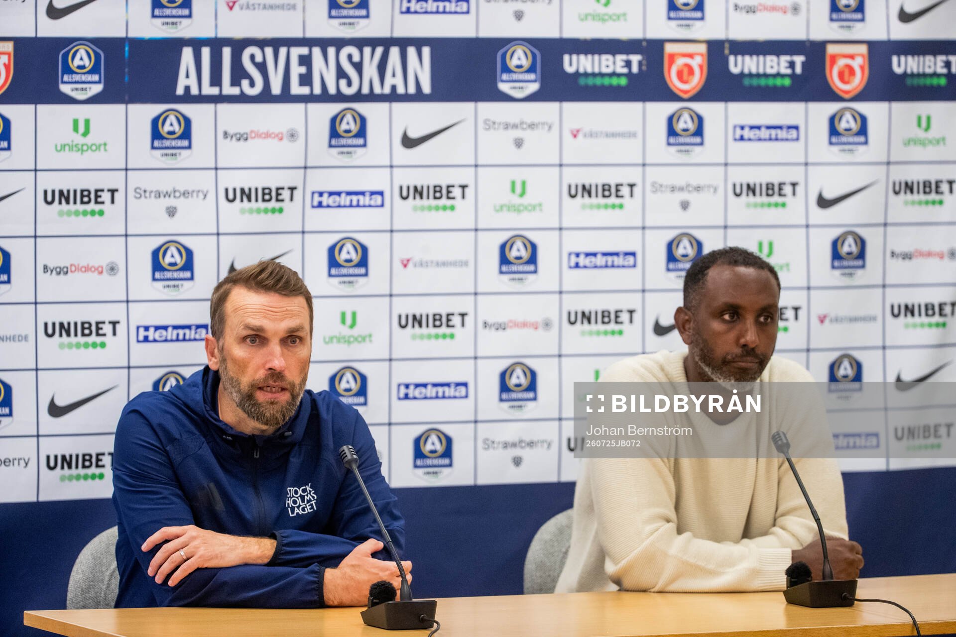 Djurgårdens tränare Jani Honkavaara och Degerfors