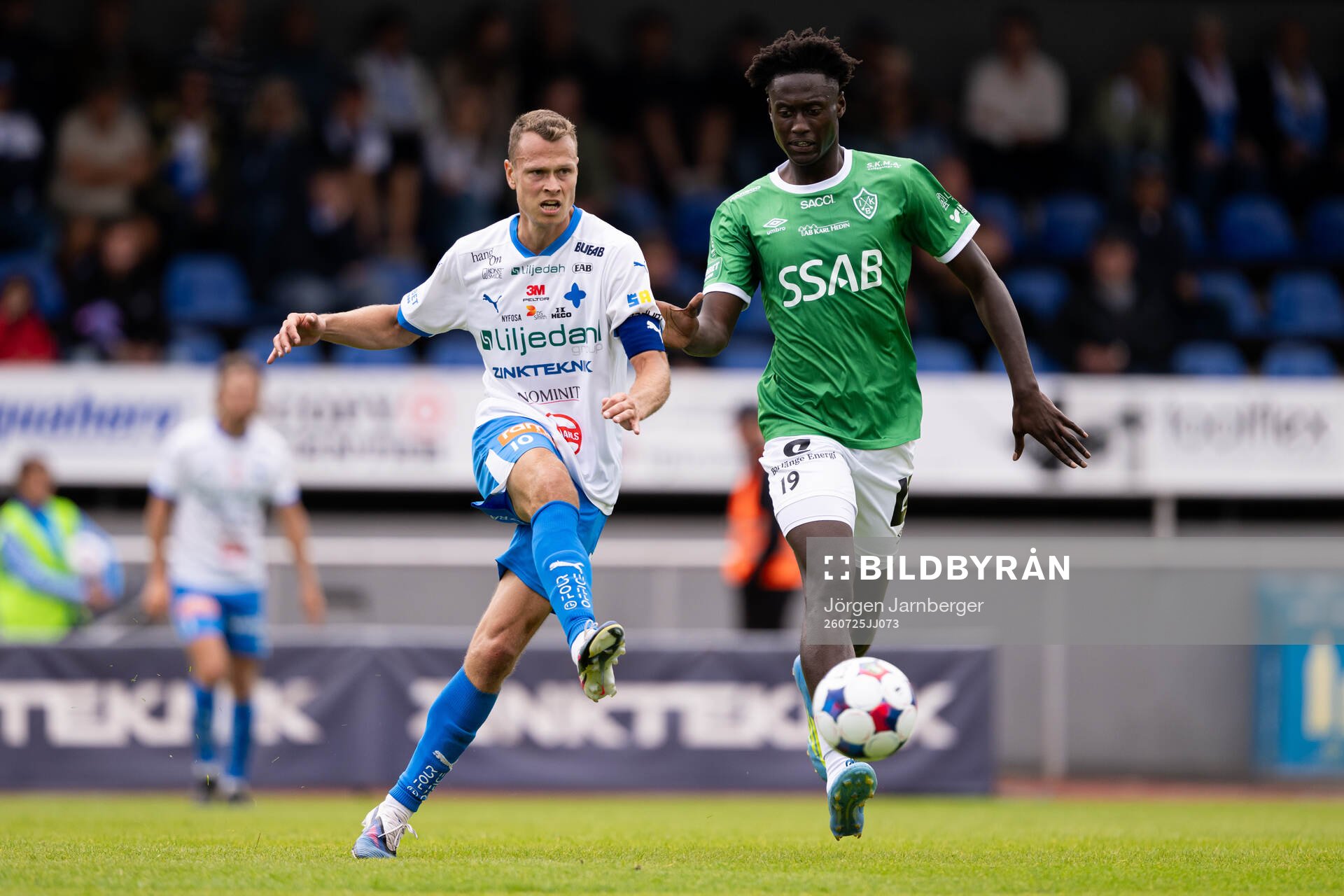 IFK Värnamos Viktor Claesson och Brages Mass Modou Sise