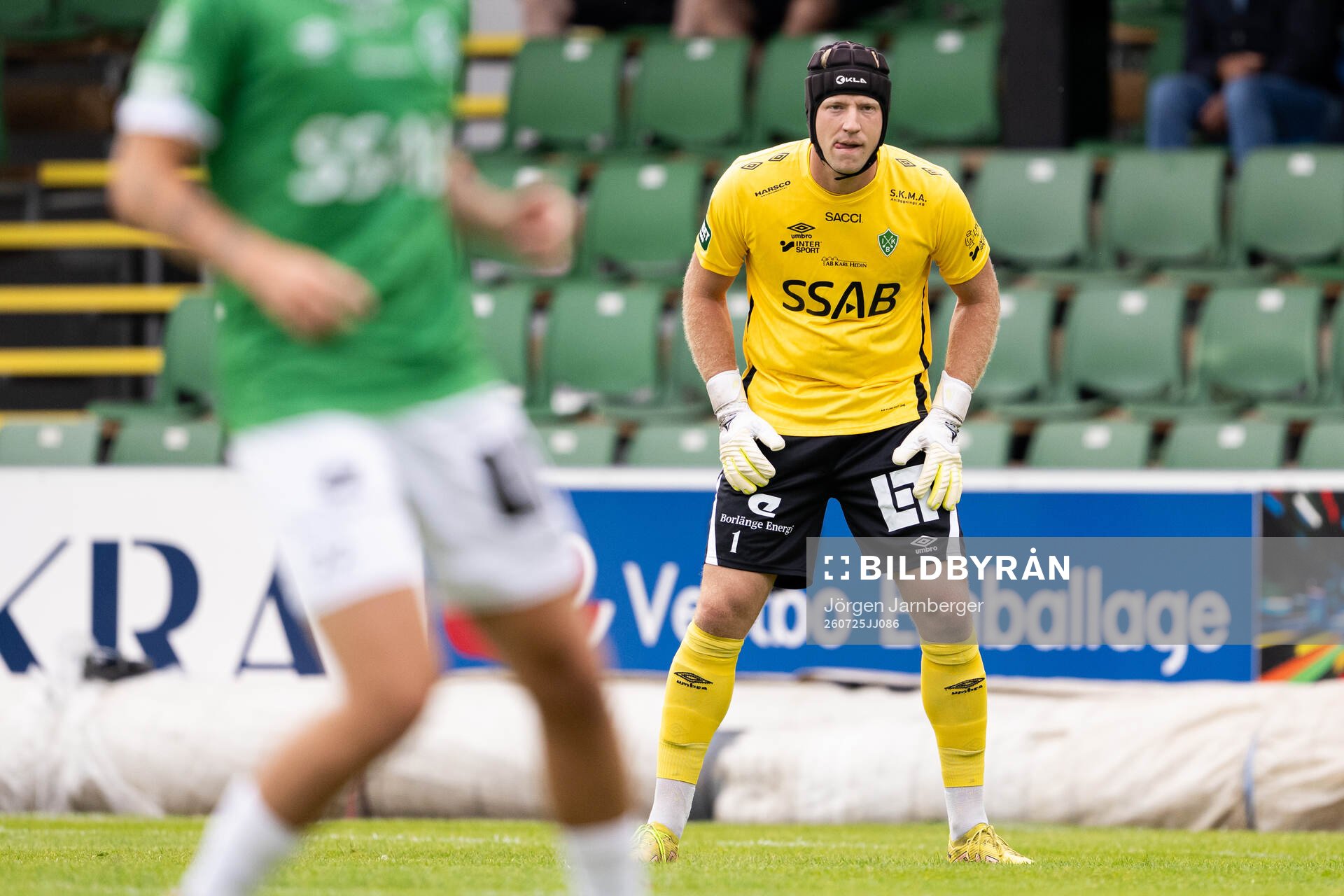 Brages målvakt Viktor Frodig