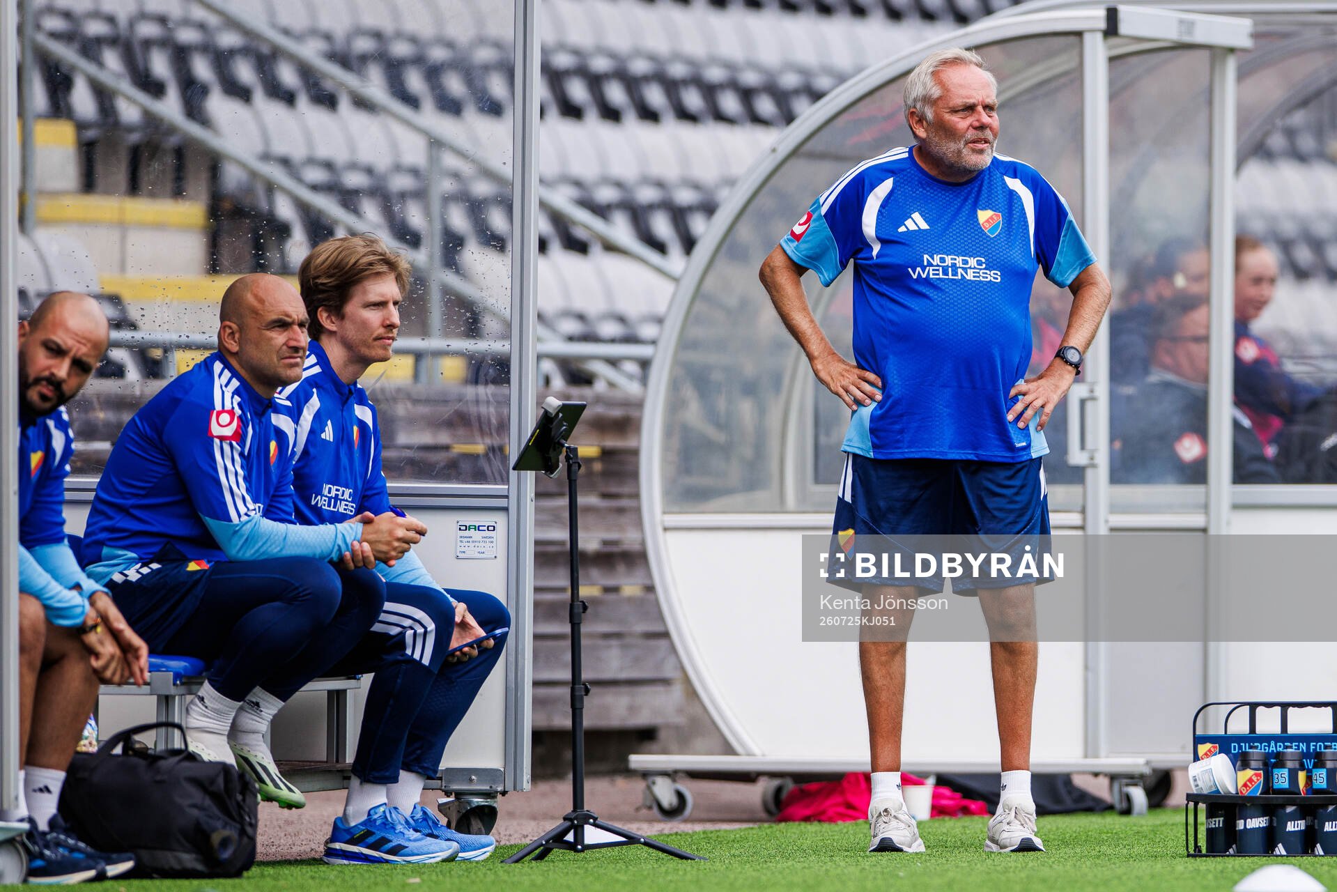 Djurgårdens tränare Anders Johansson