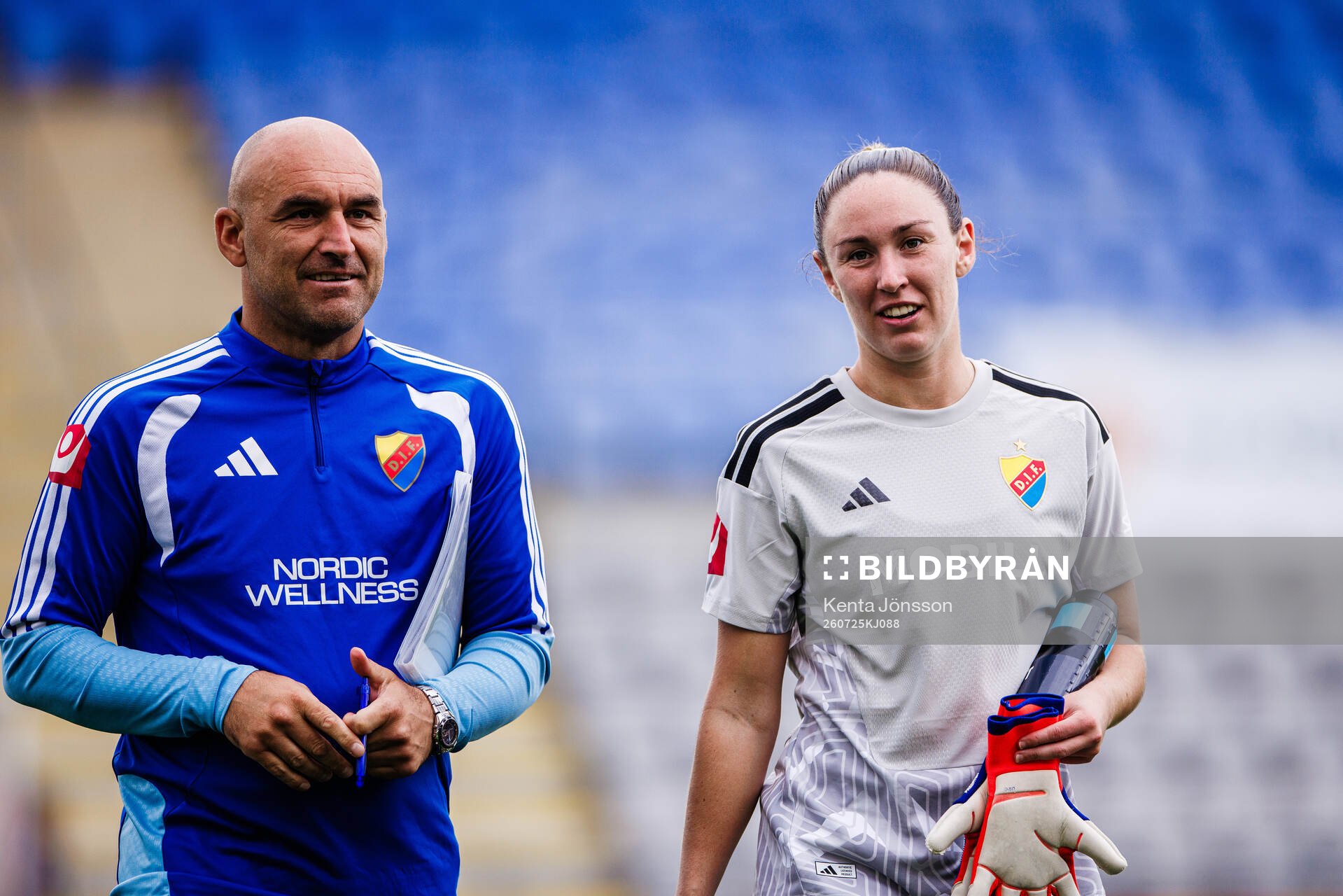 Djurgårdens målvaktstränare Aleksandar Pishovski och