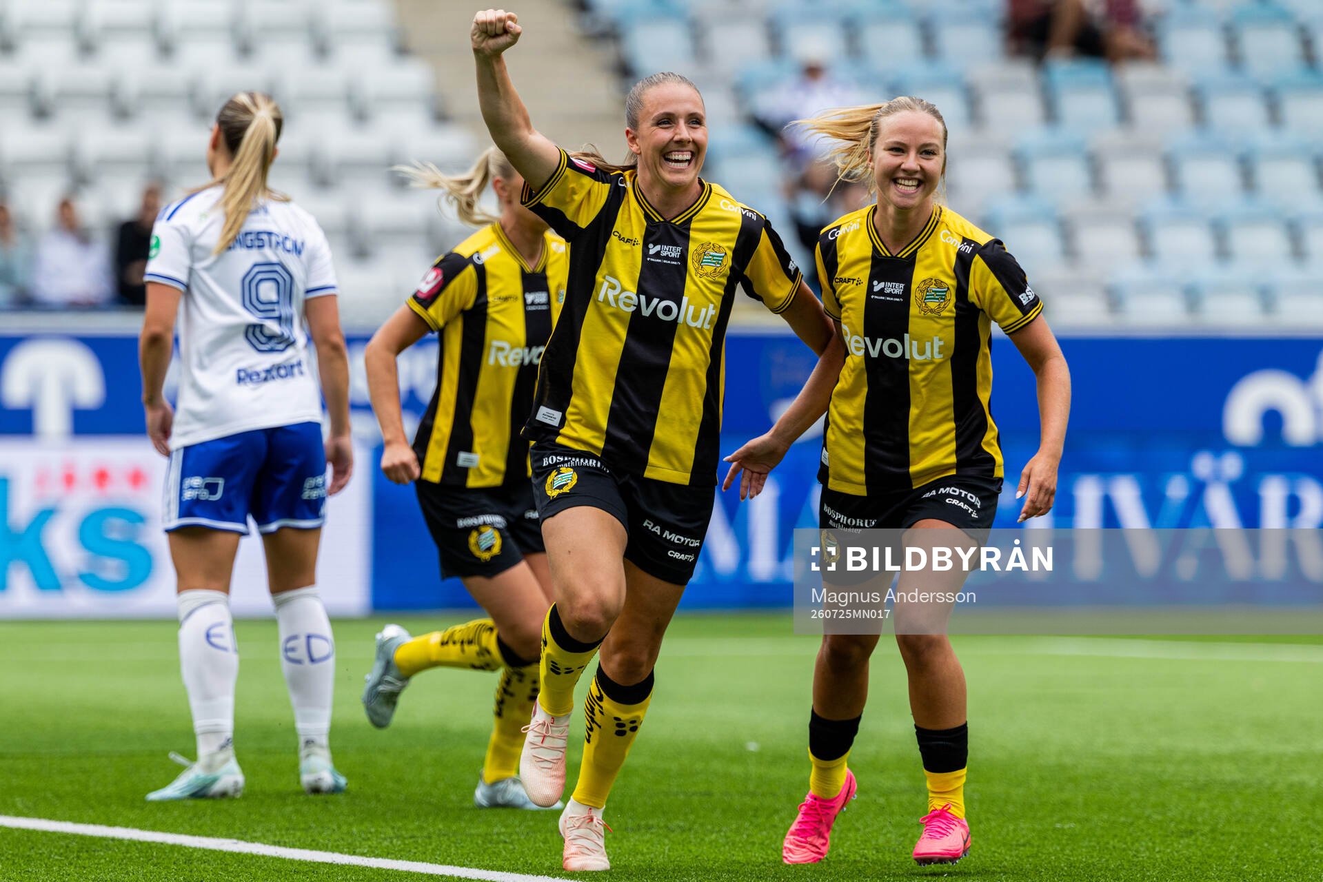 Hammarbys Gudrun Arnardottir jublar