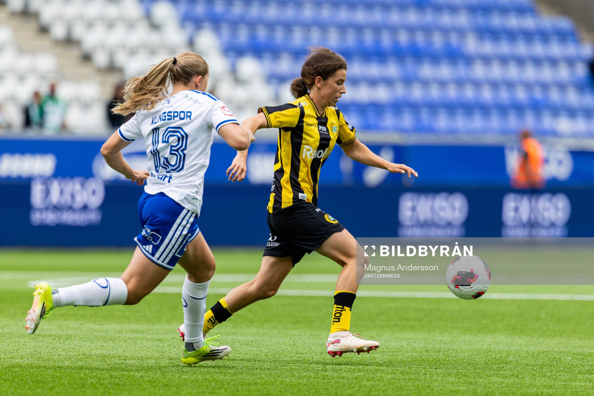 IFK Norrköpings Paula Broddner Klingspor och Hammarbys