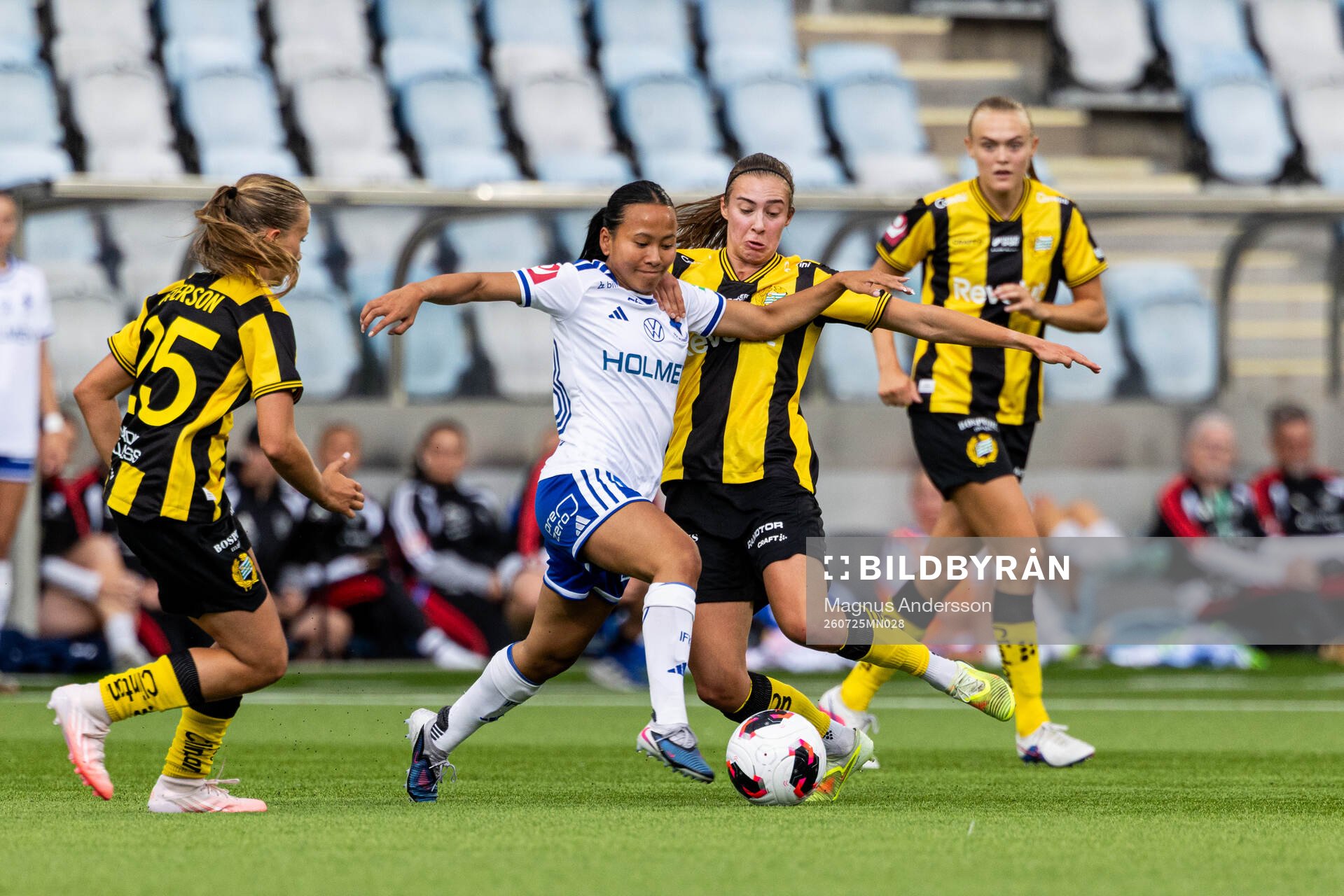 IFK Norrköpings Amanda Sundström och Hammarbys Vilma