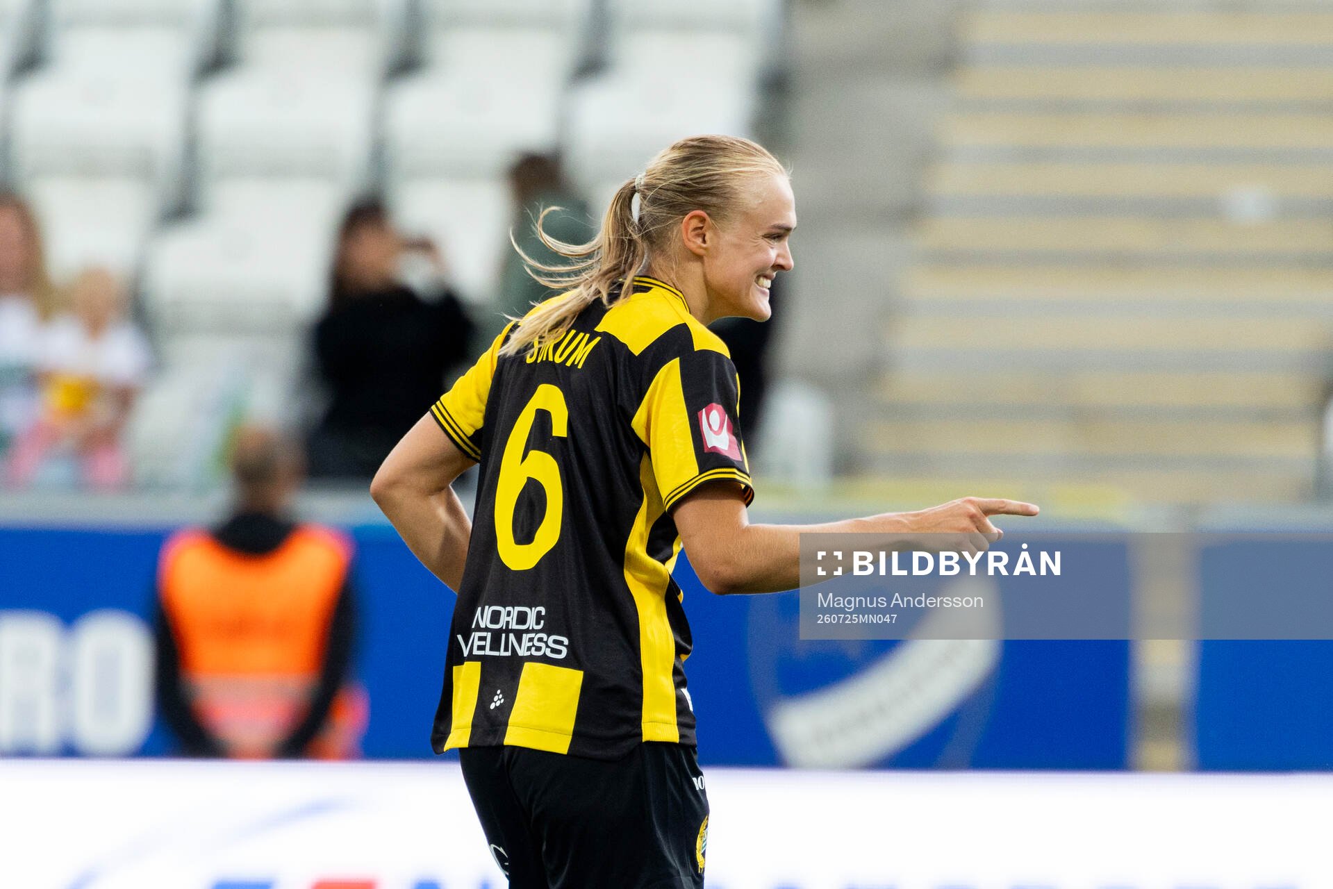 Hammarbys Elin Sørum jublar