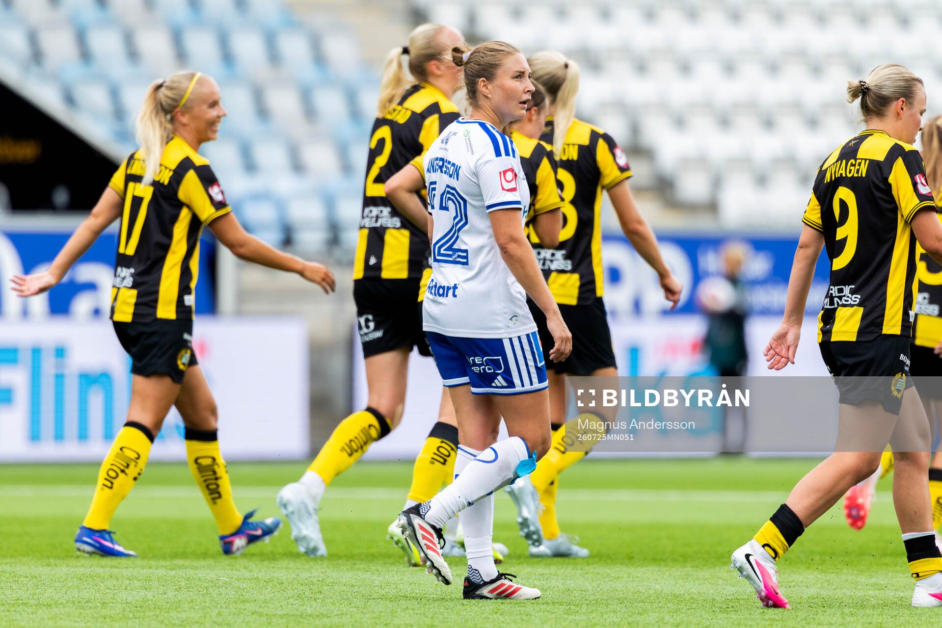 IFK Norrköpings Fanny Andersson deppar