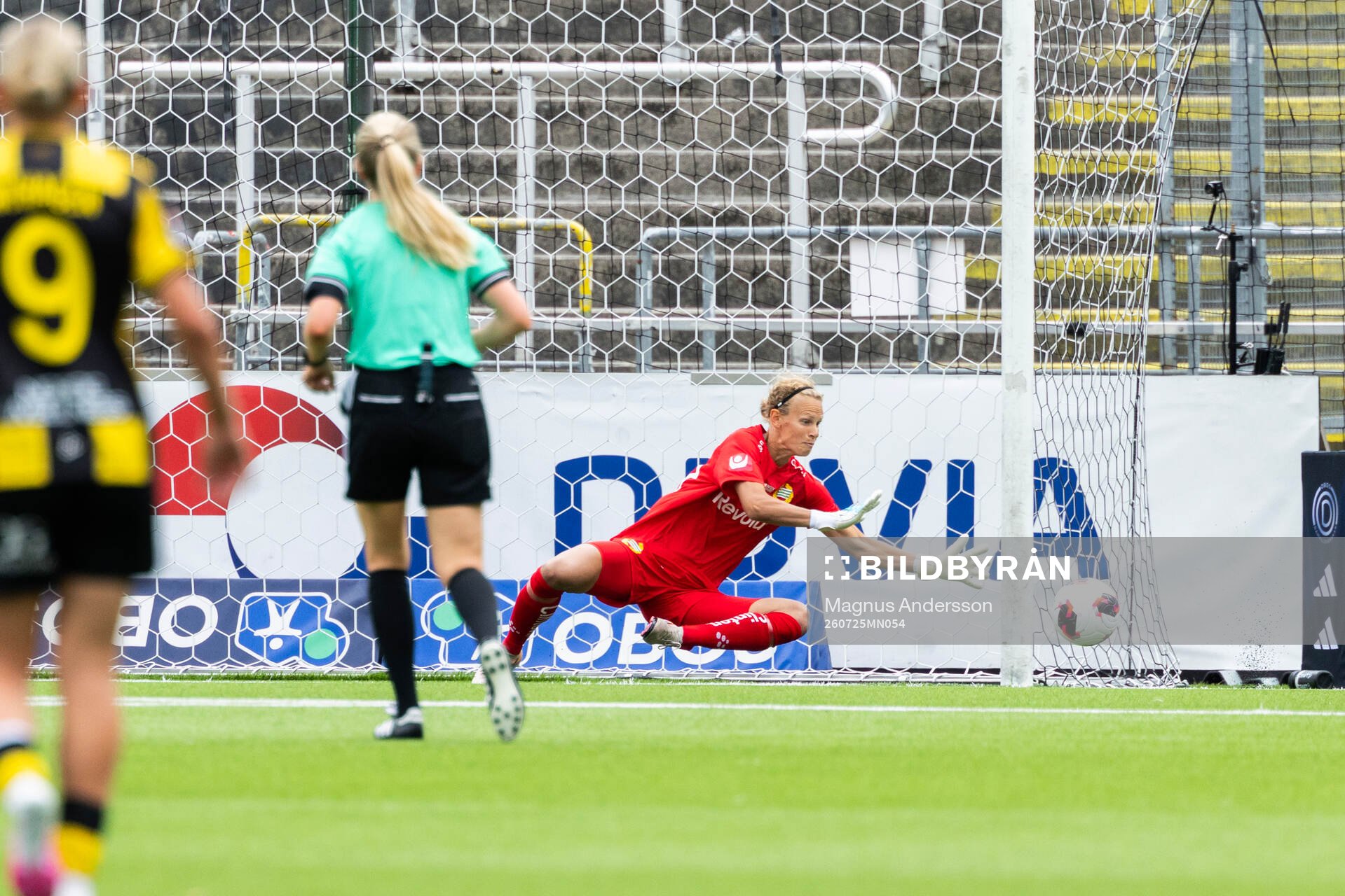 Hammarbys målvakt Cajsa Andersson