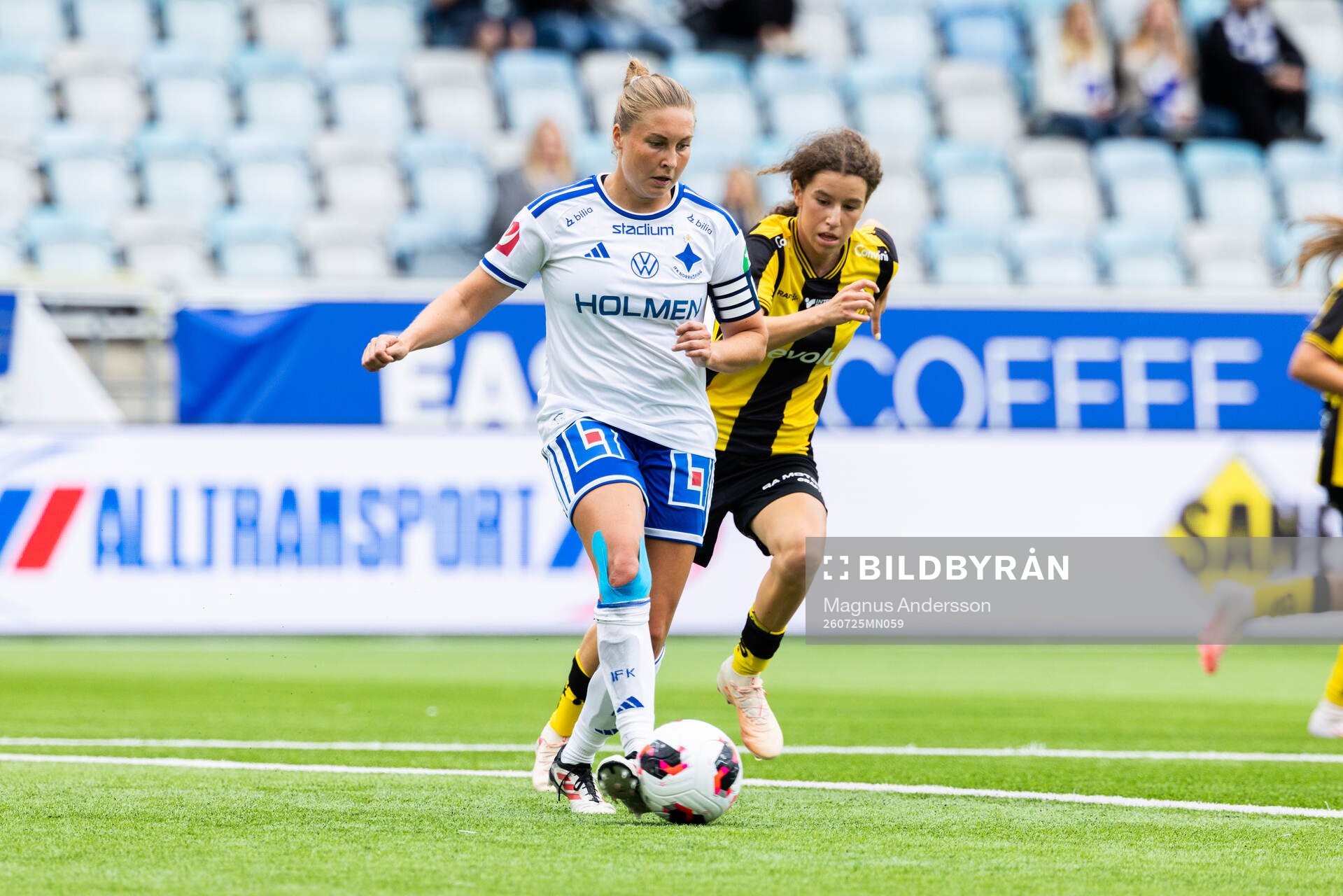 IFK Norrköpings Fanny Andersson och Hammarbys Inés