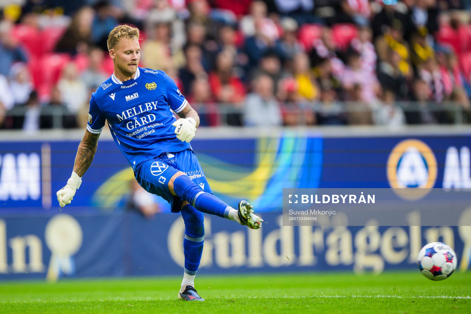 Mjällbys målvakt Robin Wallinder