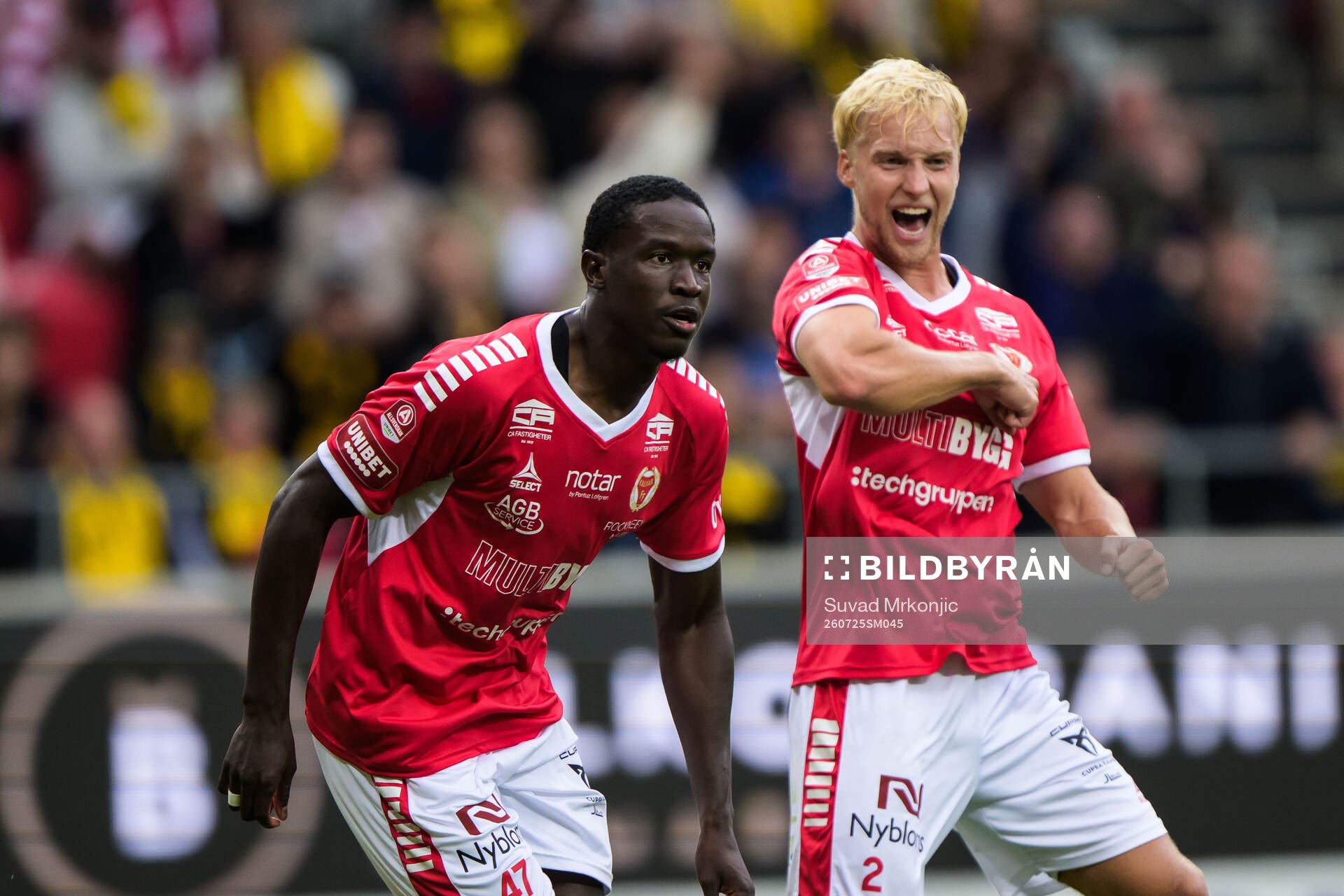 Kalmars Aboubacar Keita jublar