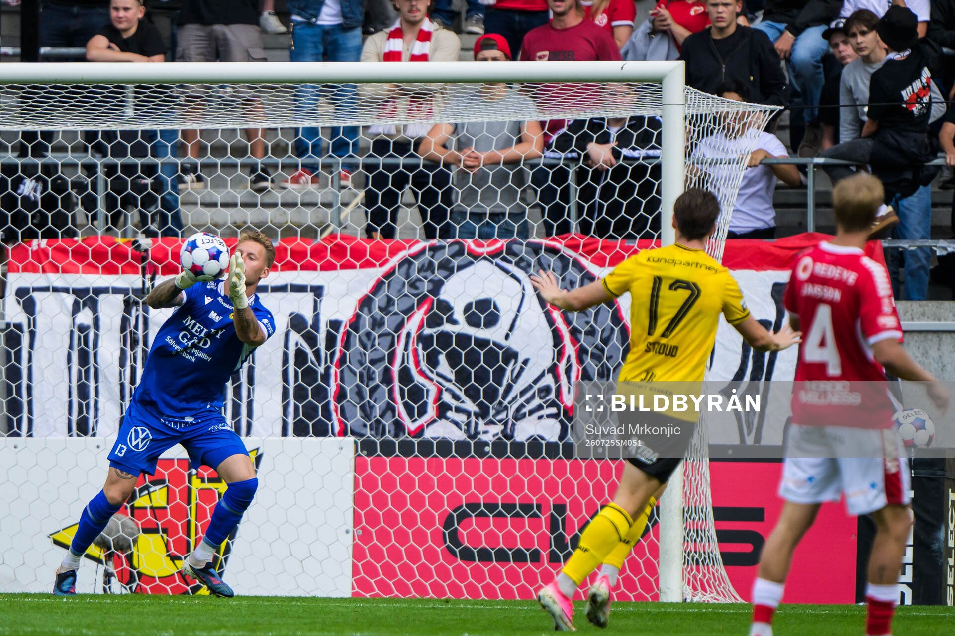 Mjällbys målvakt Robin Wallinder