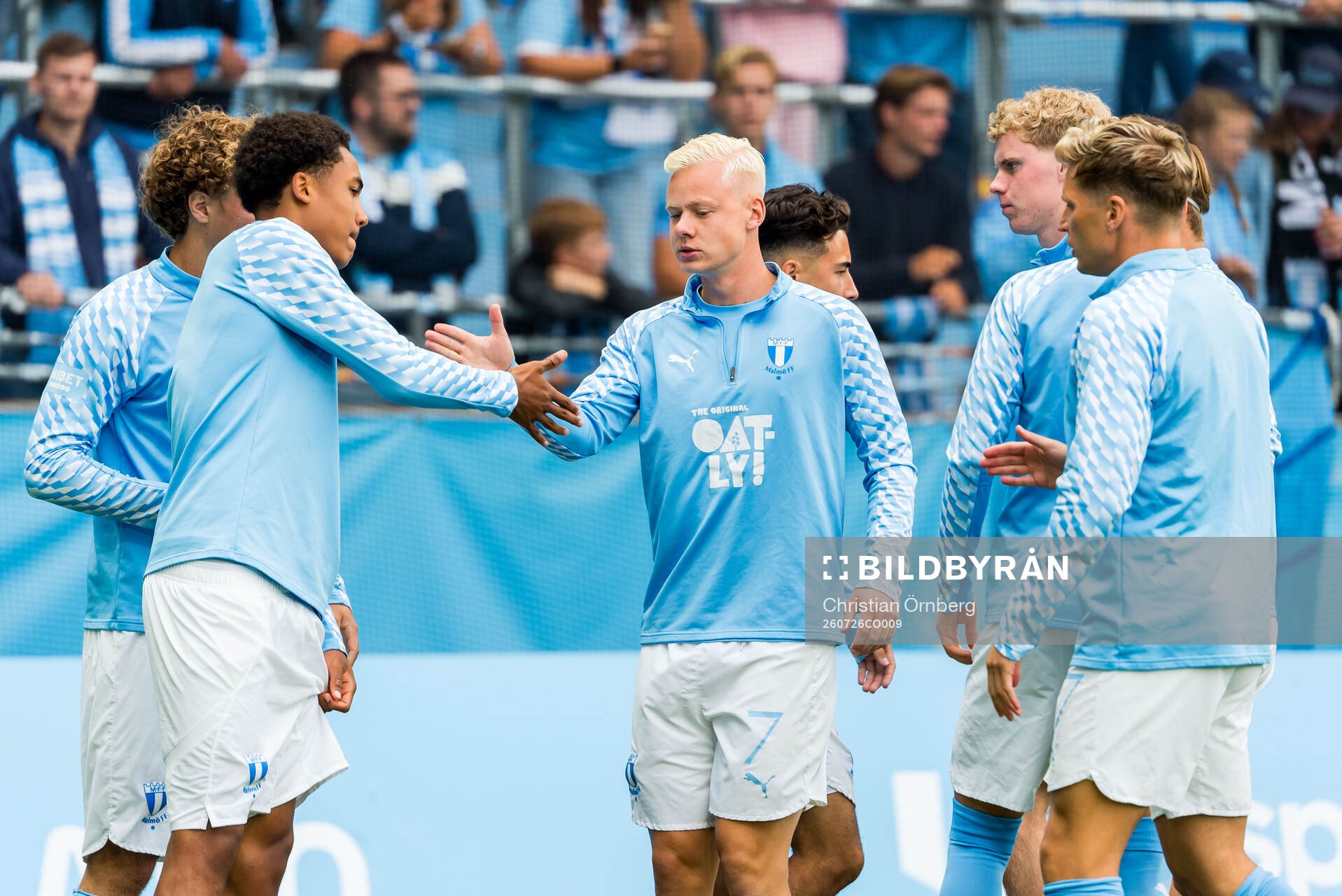 Malmö FFs Otto Rosengren och spelare