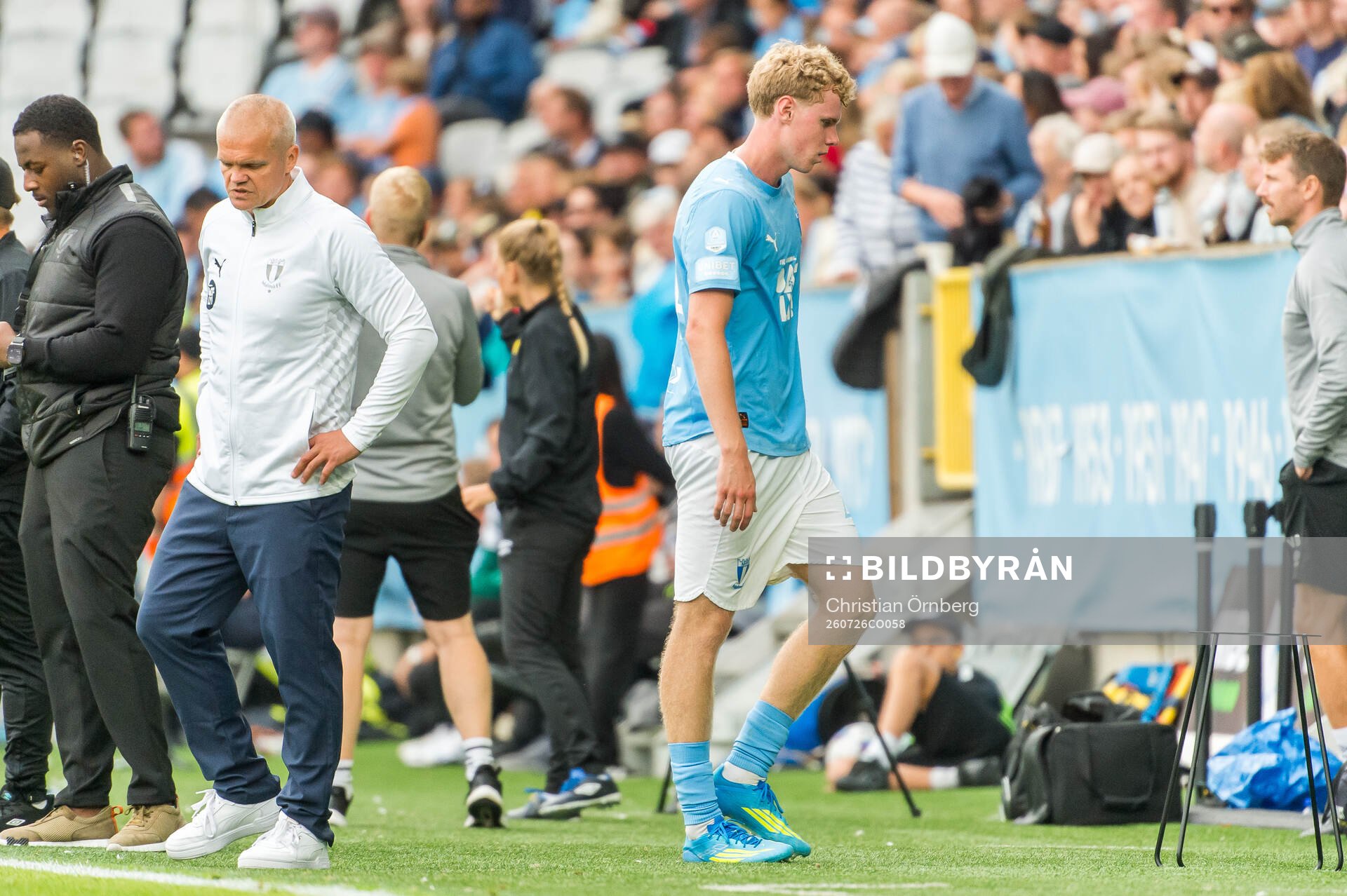 Malmö FFs Malte Frejd Pålsson deppar