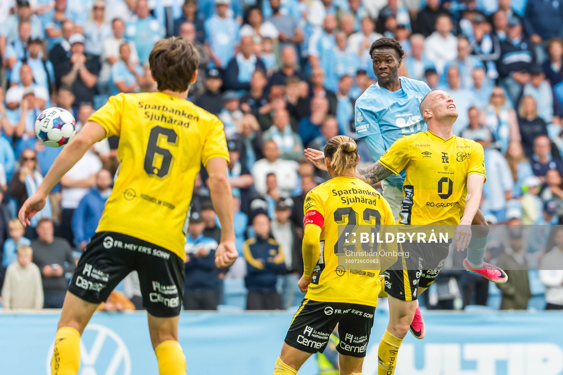 Malmö FFs Isaac Assibu och Elfsborgs Thomas Isherwood