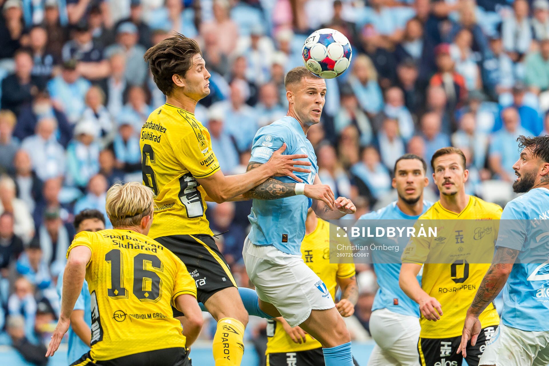 Elfsborgs Rasmus Wikström och Malmö FFs Diego Garcia