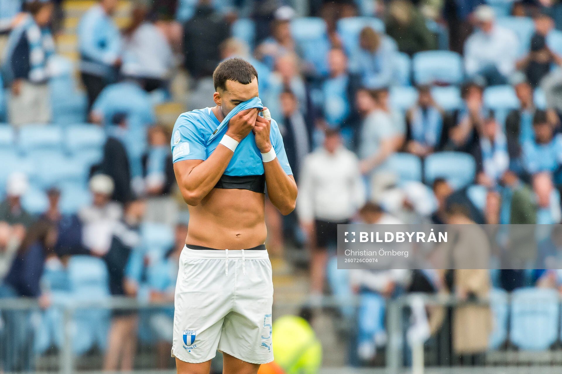 Malmö FFs Andrej Djuric deppar
