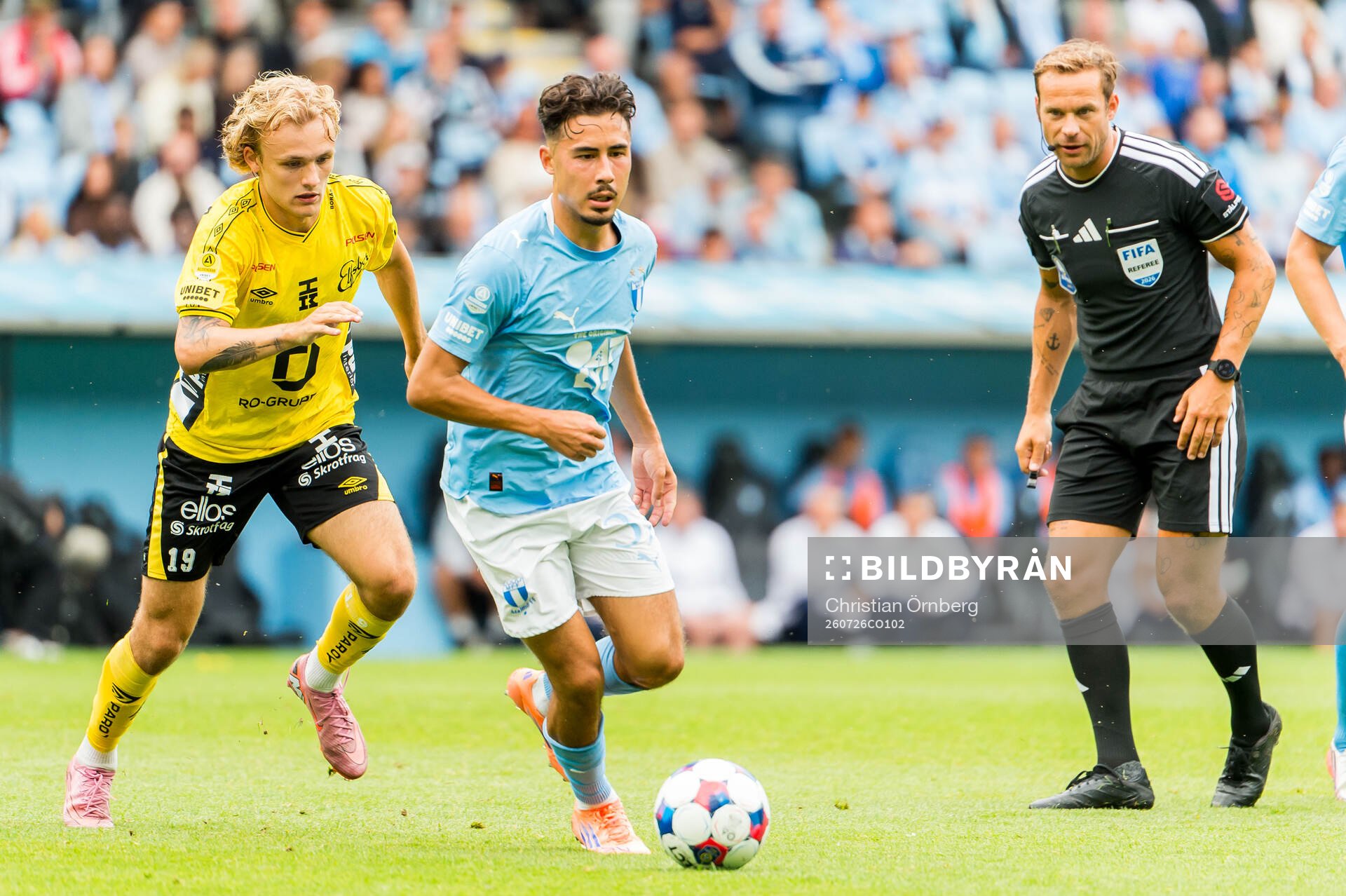 Malmö FFs Adrian Skogmar och Elfsborgs Julius Beck