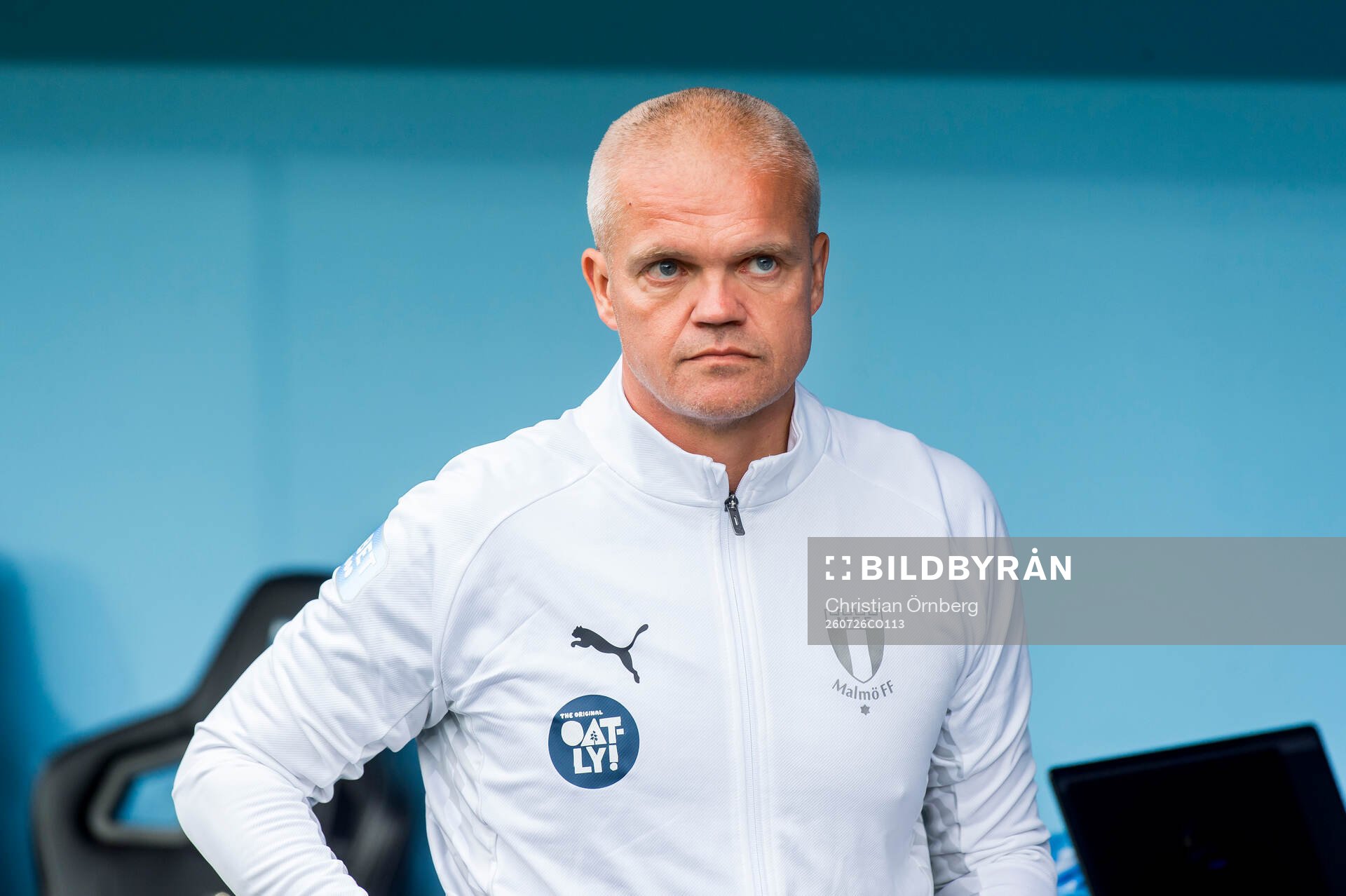 Malmö FFs huvudtränare Gaute Helstrup