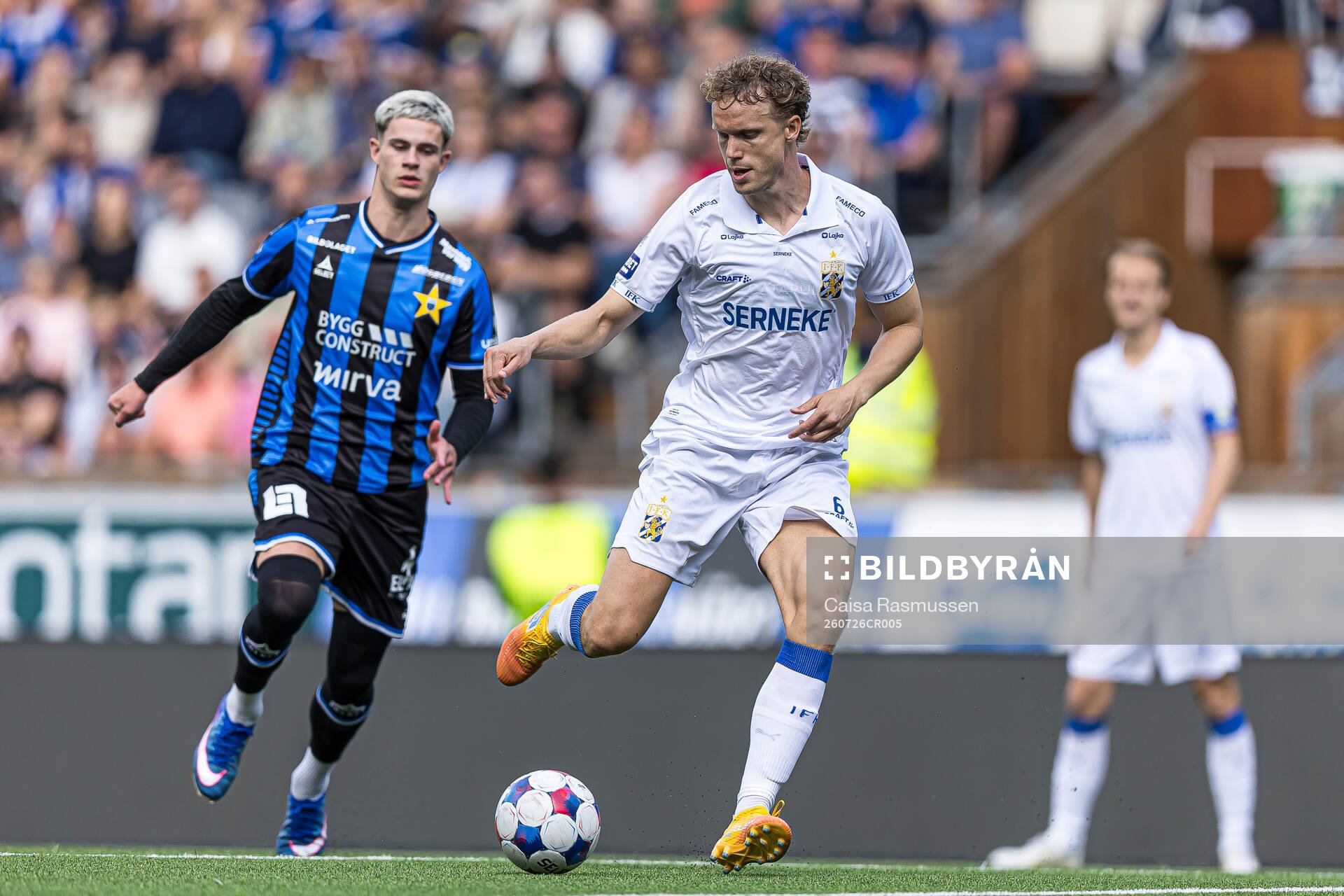 Sirius Robbie Ure och IFK Göteborgs Hjörtur Hermannsson