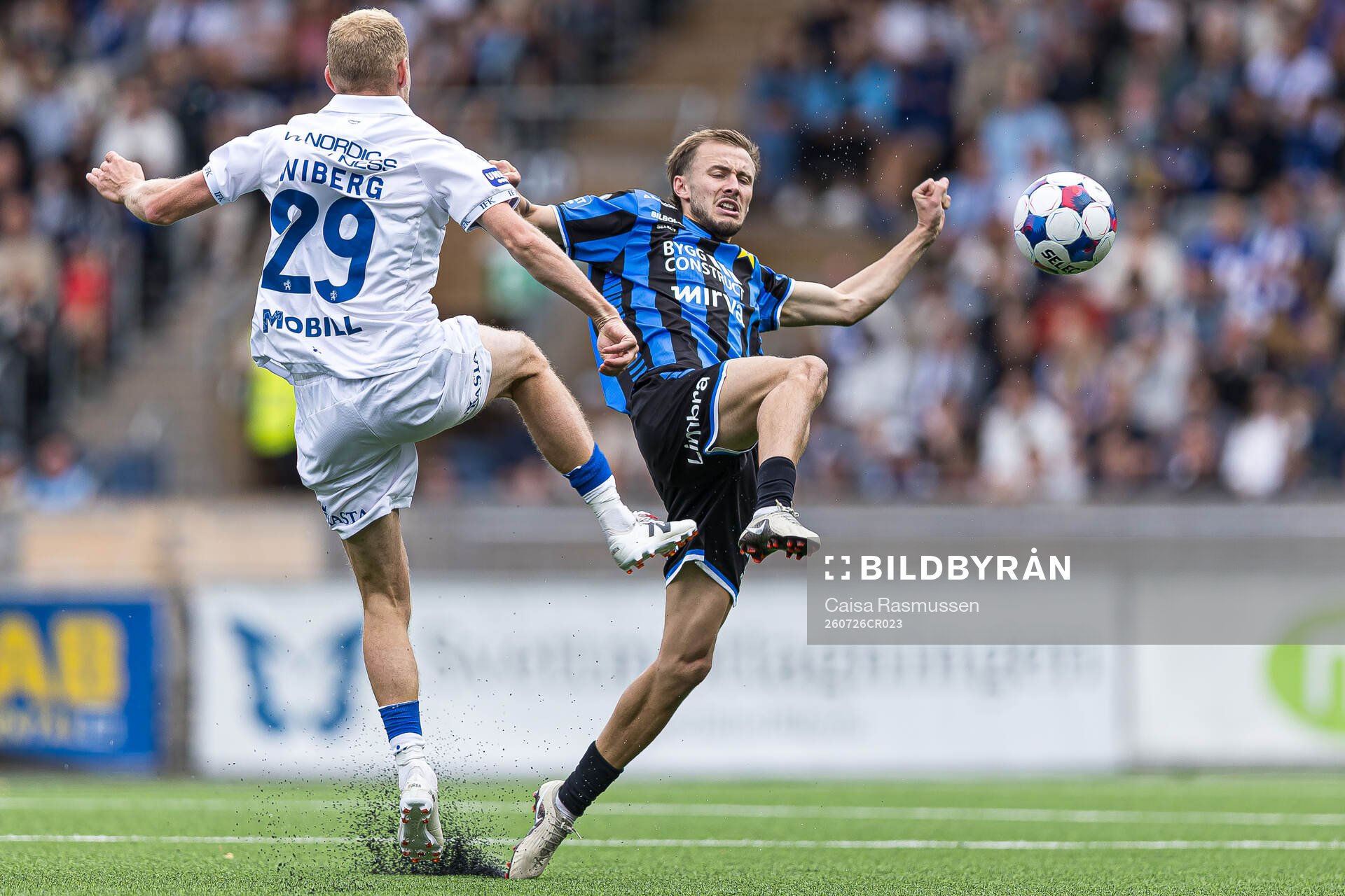 IFK Göteborgs Adam Bergmark Wiberg och Sirius Melker Heier